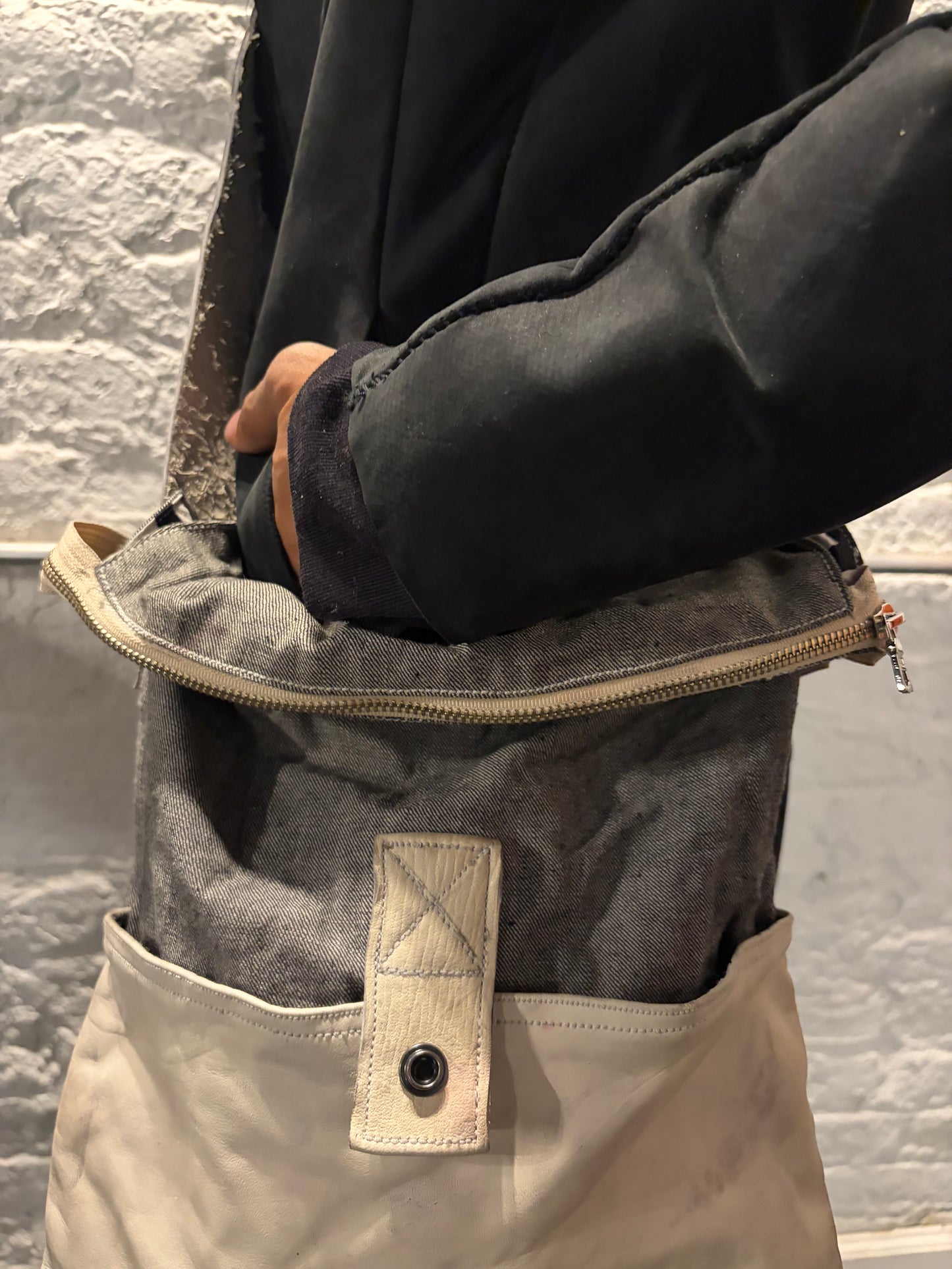 FW25 || NICK  || WHITE || COTTON + HORSEHIDE