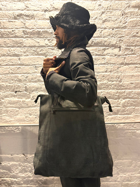 FW25 || BROOKLYNITE TOTE  || BLACK || BISON + BUFFALO