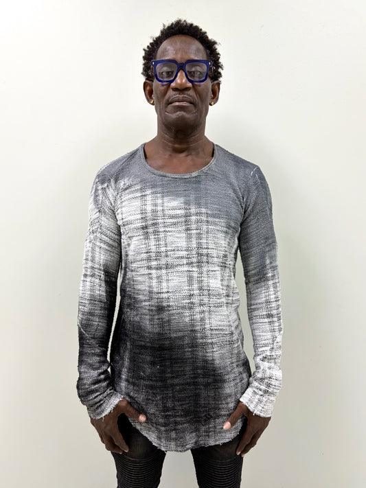 ZBT- JAMAICA  || ECHADH SEAM LONG SLEEVE TOP || GRADIENT