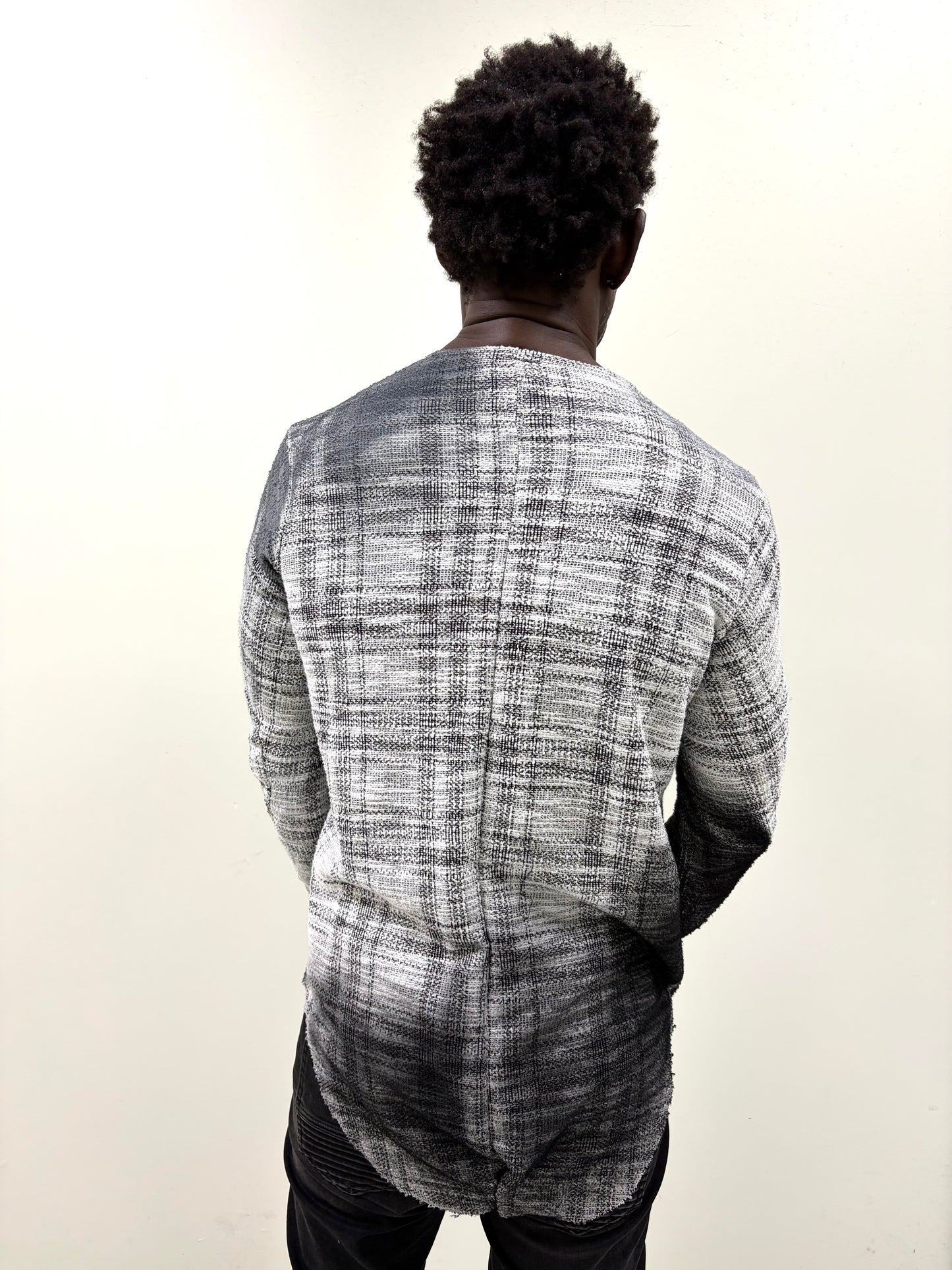 ZBT- JAMAICA  || ECHADH SEAM LONG SLEEVE TOP || GRADIENT