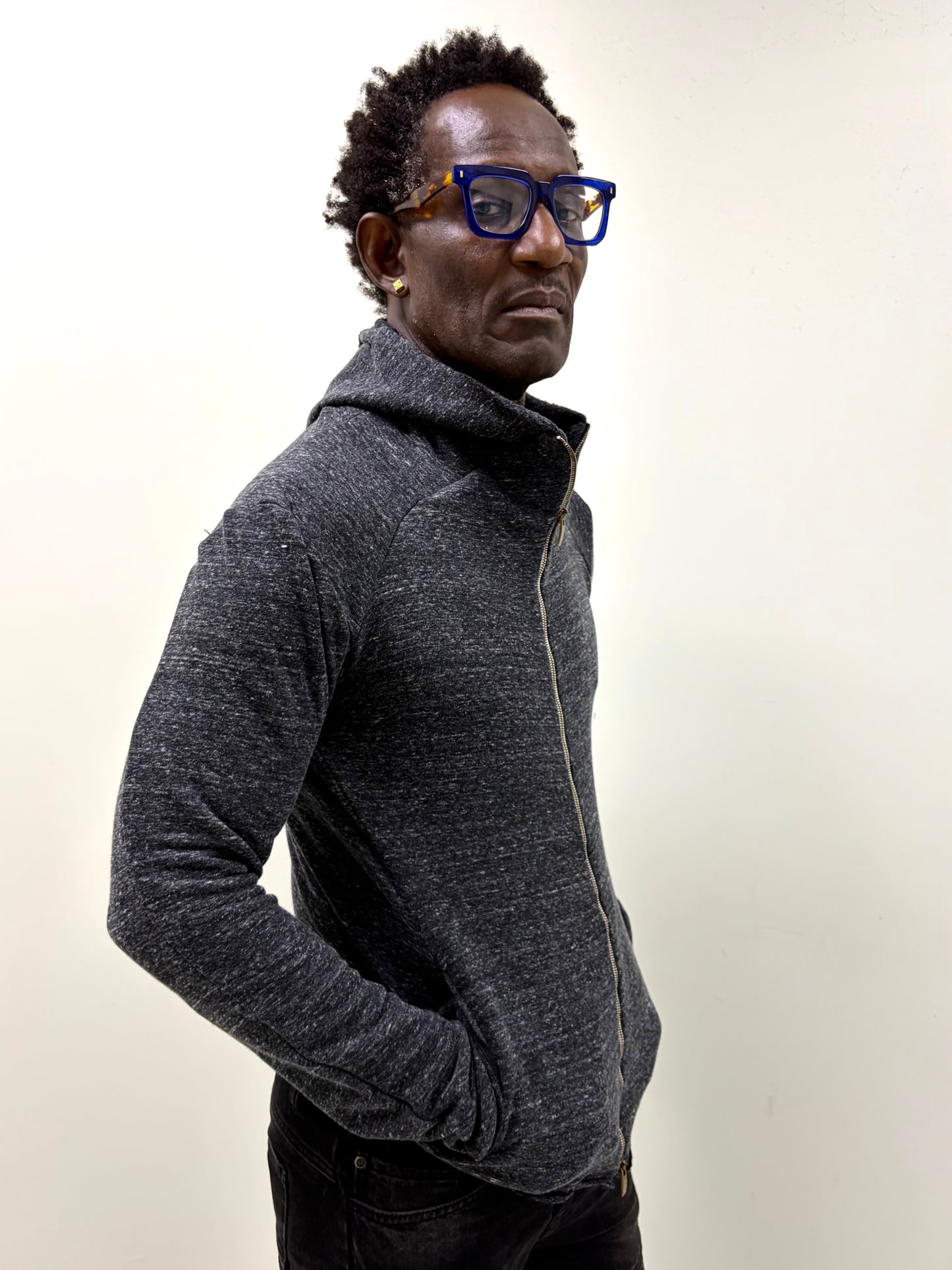 FW25 || HENRIKKSON HOODED TOP || GREY || COTTON