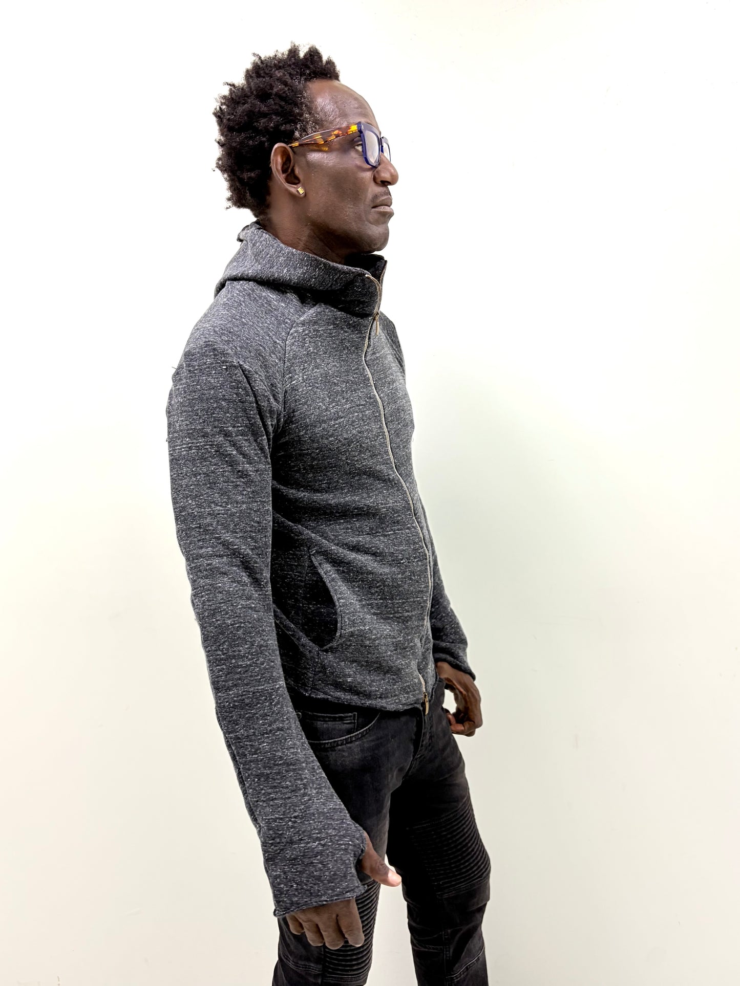 FW25 || HENRIKKSON HOODED TOP || GREY || COTTON