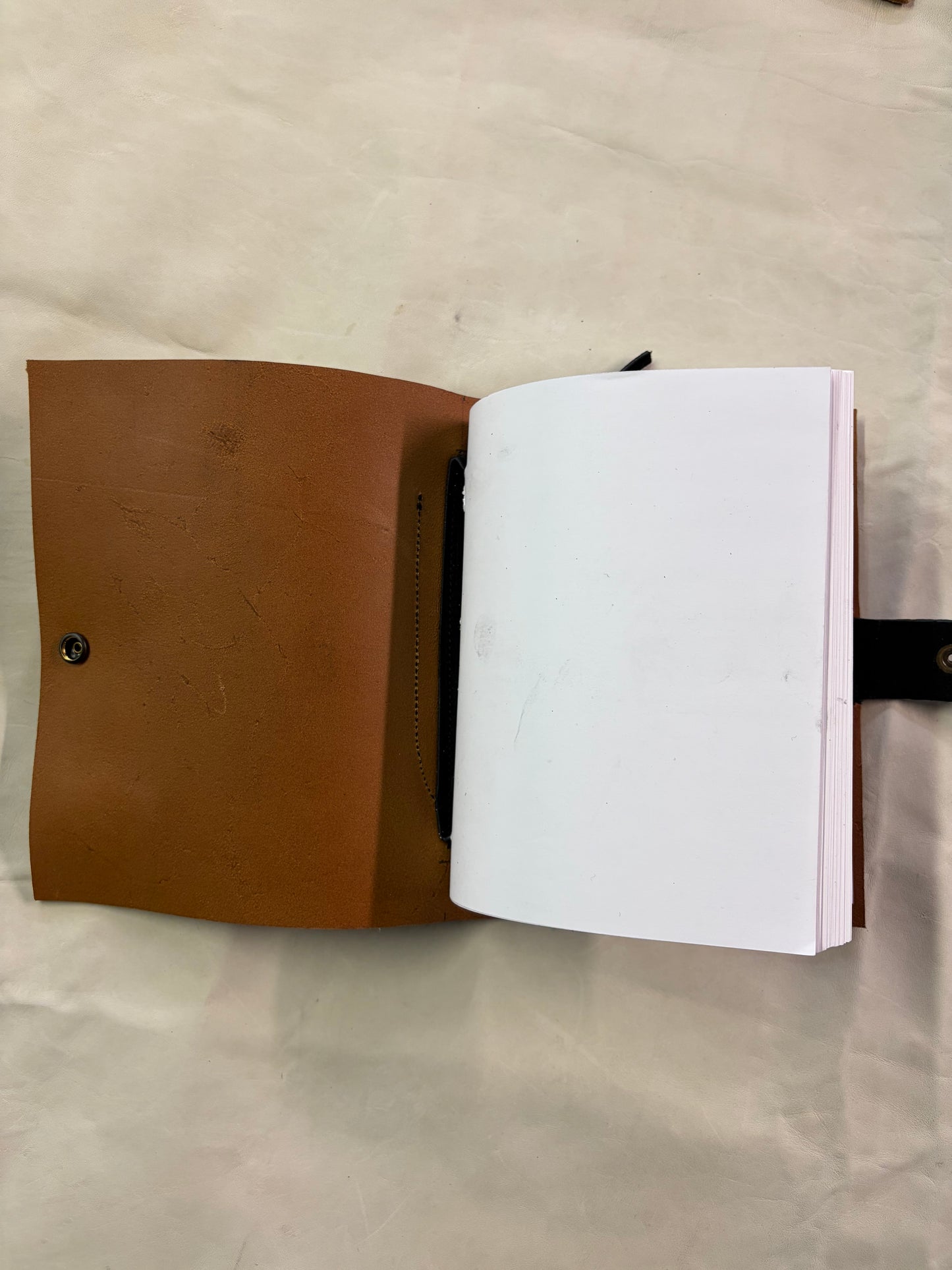 ETERNAL REFILL ARTISANAL SKETCHBOOK || 7 OZ COWHIDE + BISON || NATURAL