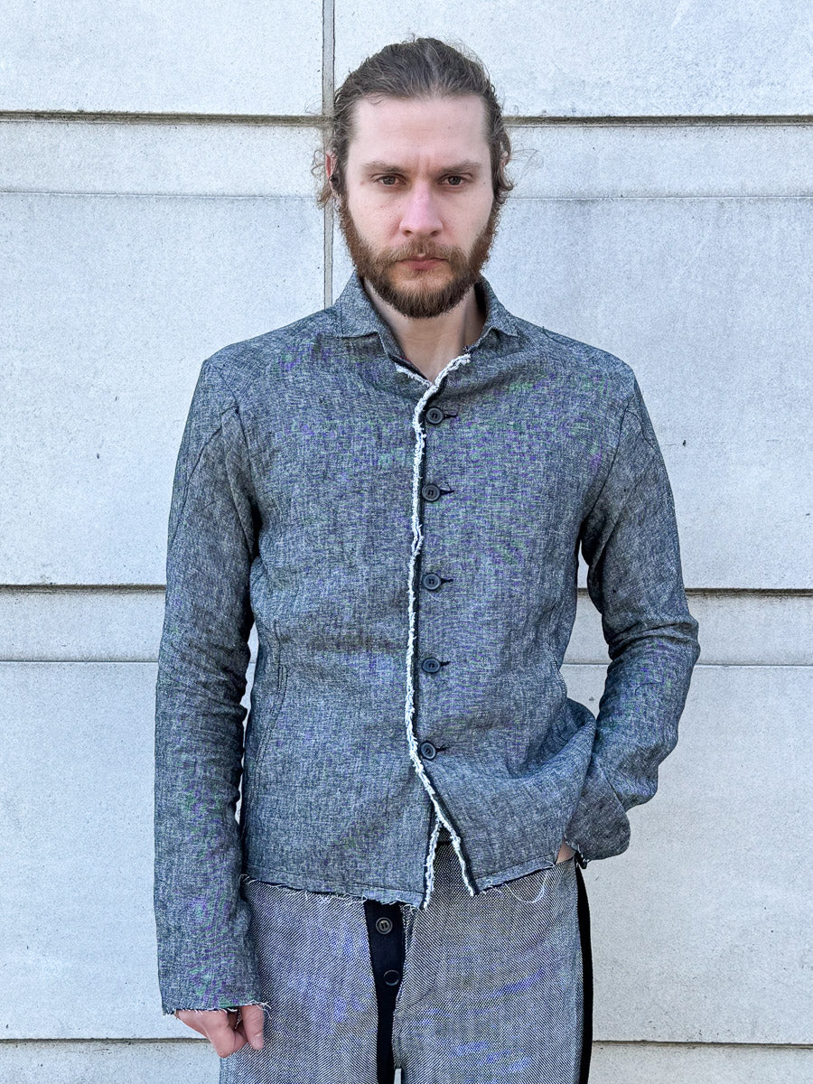 SS24 || PROTOLOGICAL ARCHETYPE SHIRT JACKET || GREY