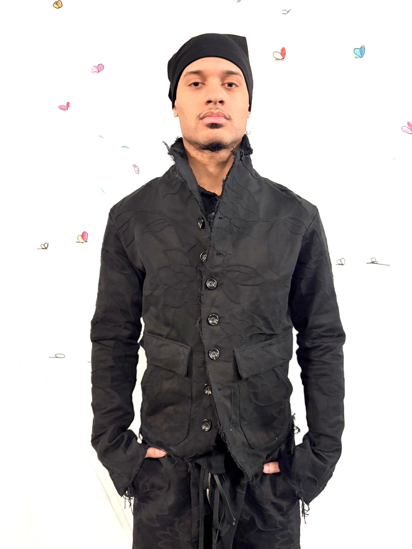 SS26 || CLASSIC PROTOLOGICAL ARCHETYPE TYLER BLAZER || COTTON + SILK BROCADE