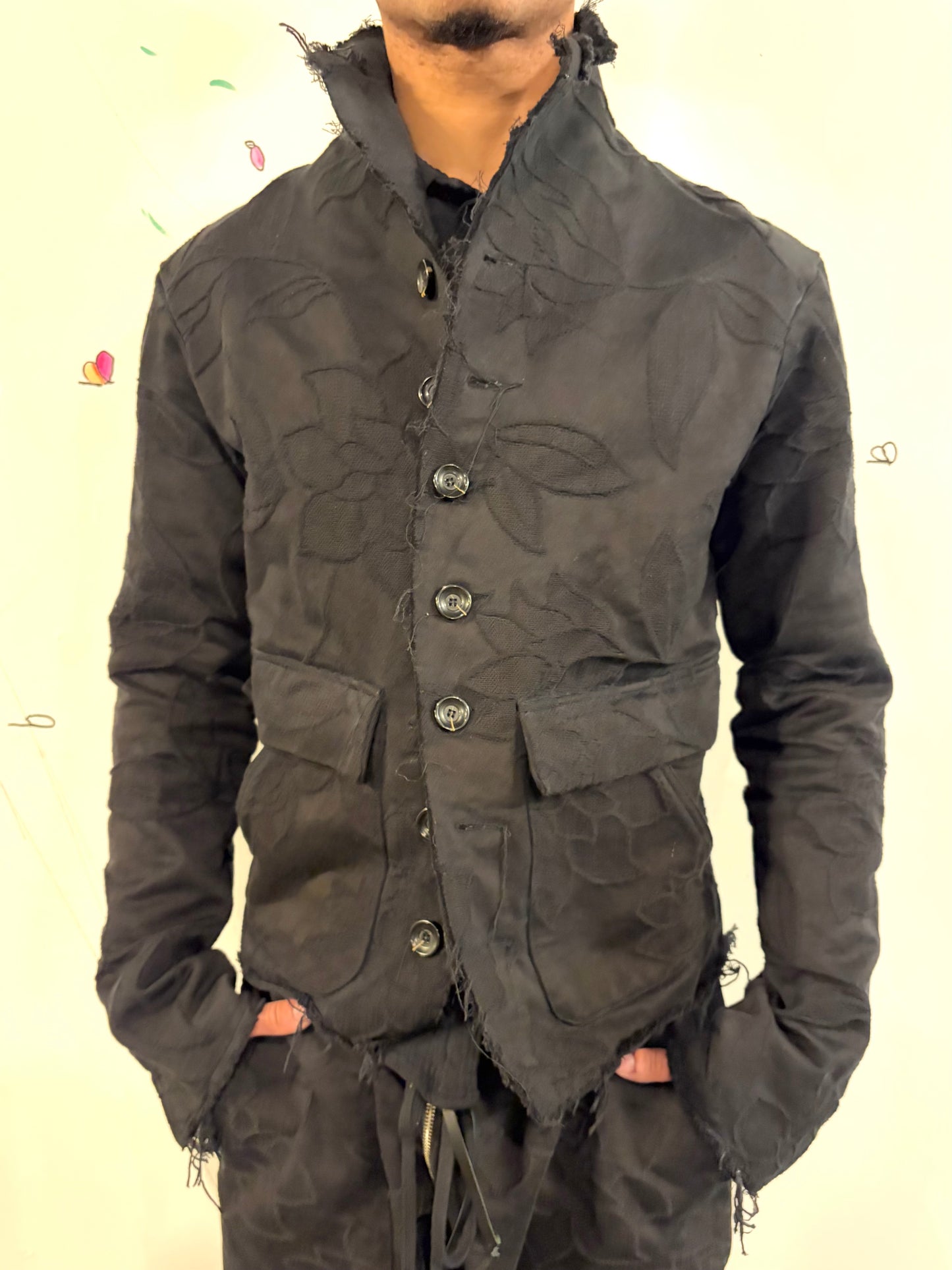 SS26 || CLASSIC PROTOLOGICAL ARCHETYPE TYLER BLAZER || COTTON + SILK BROCADE