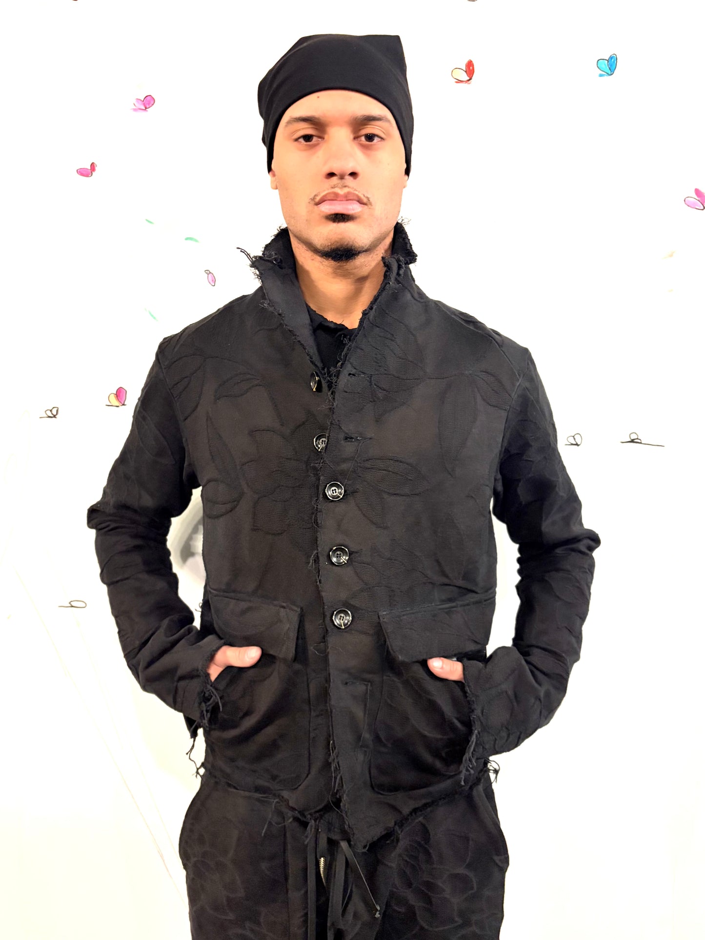 SS26 || CLASSIC PROTOLOGICAL ARCHETYPE TYLER BLAZER || COTTON + SILK BROCADE