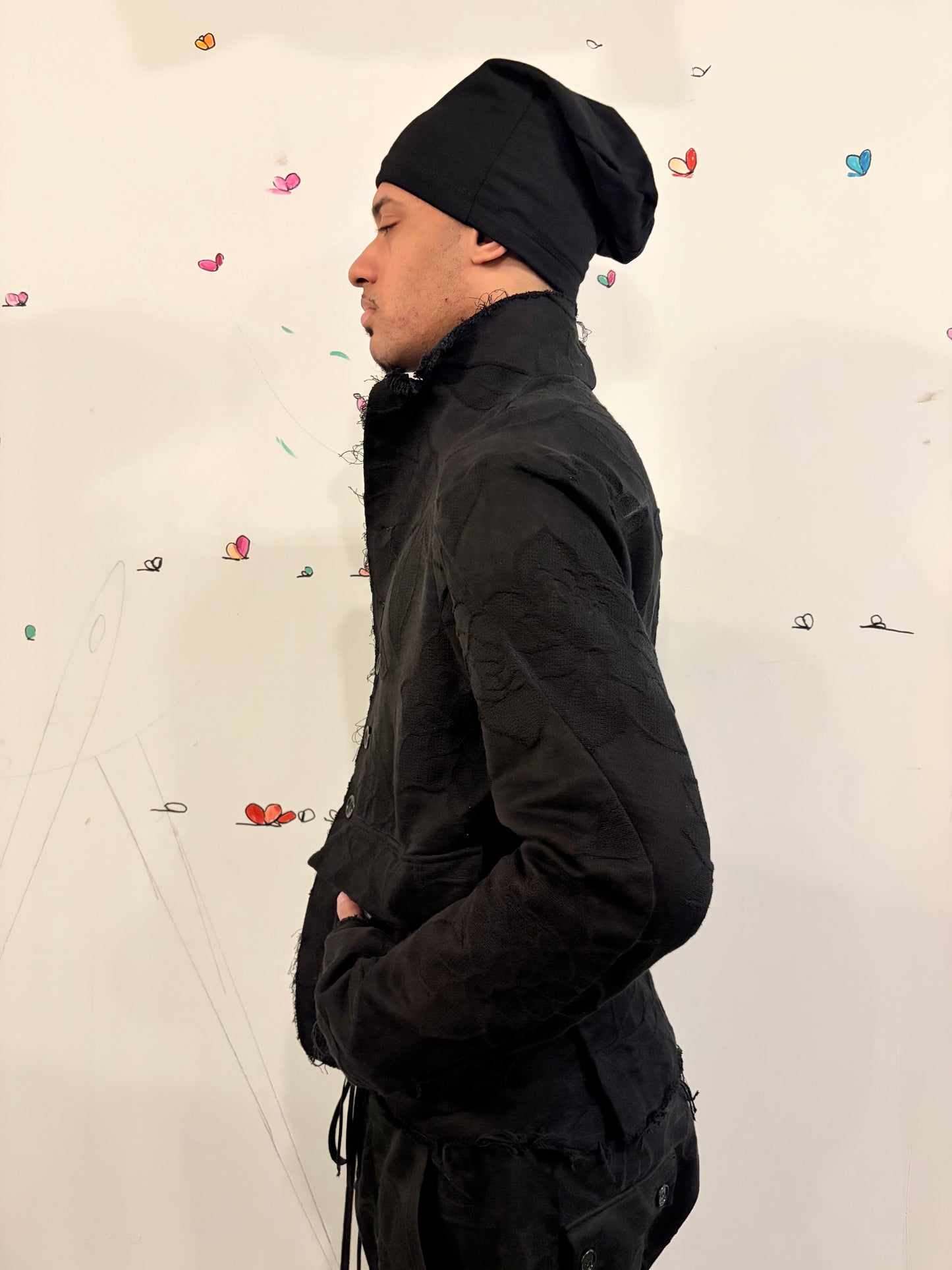 SS26 || CLASSIC PROTOLOGICAL ARCHETYPE TYLER BLAZER || COTTON + SILK BROCADE