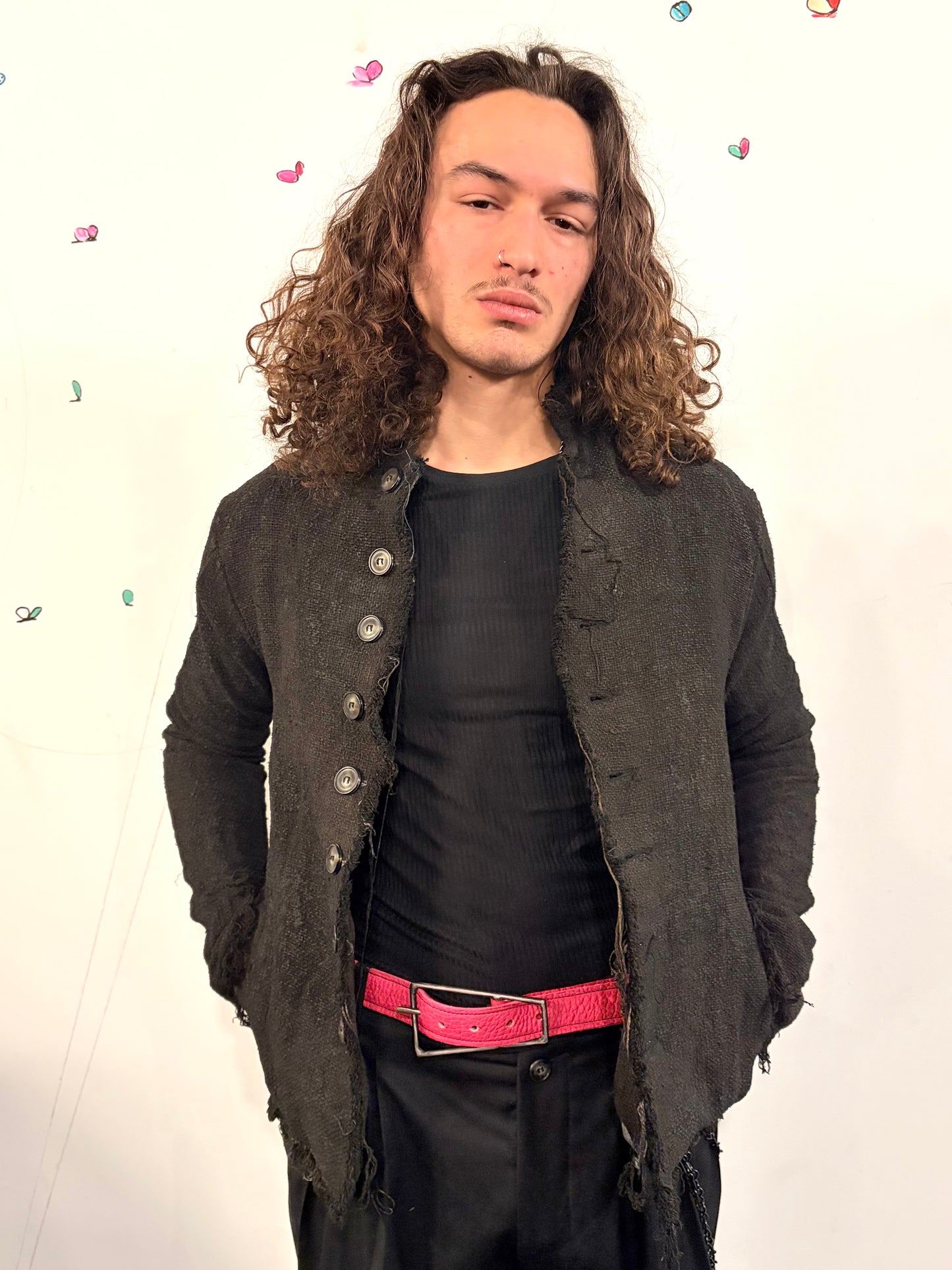 SS26 || PROTOLOGICAL SHIRT JACKET || VOLCANIC SULPHUR TREATED RAW SILK