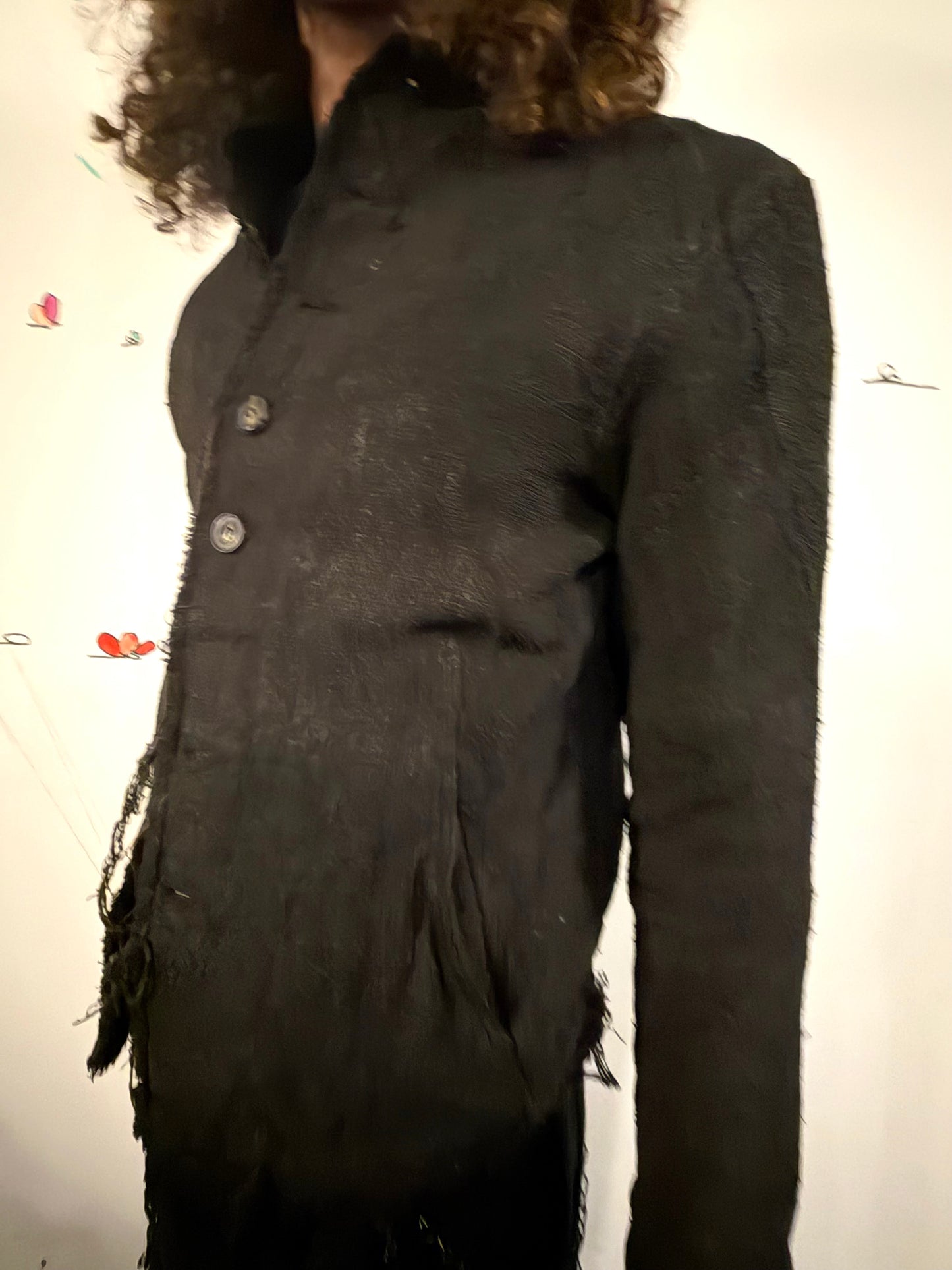 SS26 || PROTOLOGICAL SHIRT JACKET || VOLCANIC SULPHUR TREATED RAW SILK