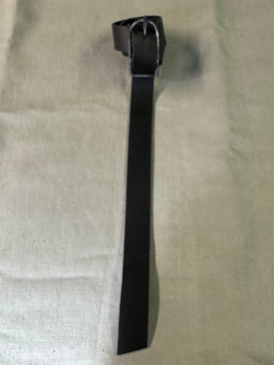 ZB- A|BLT|  || 1.5 INCH CLIFTON HAND MADE BUCKLE BELT || BLACK BUFFALO