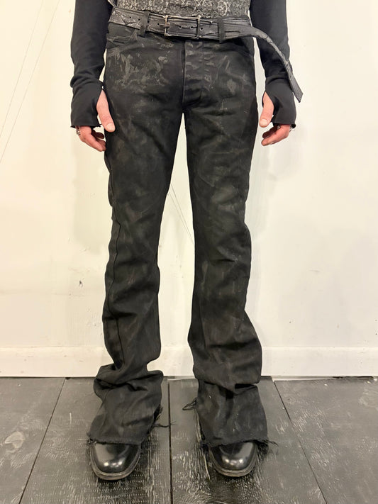 SS26 || BOOTCUT FLARED JEANS|| 100% COTTON - VOLCANIC SULPHUR COATED