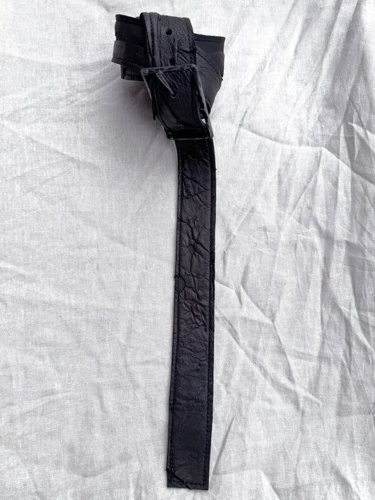 SS25 || 1.5 INCH KNG13 HAND MADE BUCKLE BELT || MOONSTAR BLACK