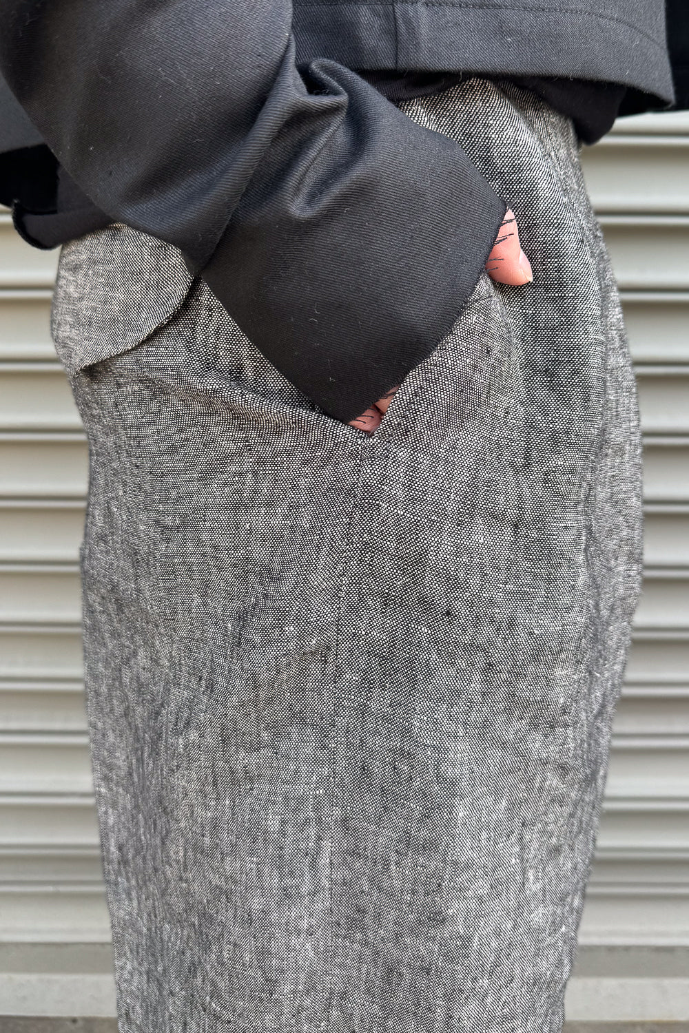 SS24 || PLEATED GODDESSE PANTS || GREY