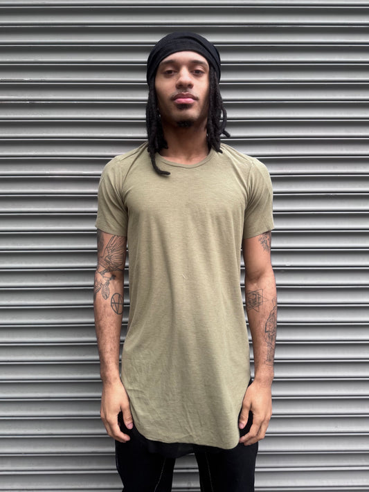 ZBT- JAMAICA  || ECHADH SEAM SS TOP || GREY GREEN