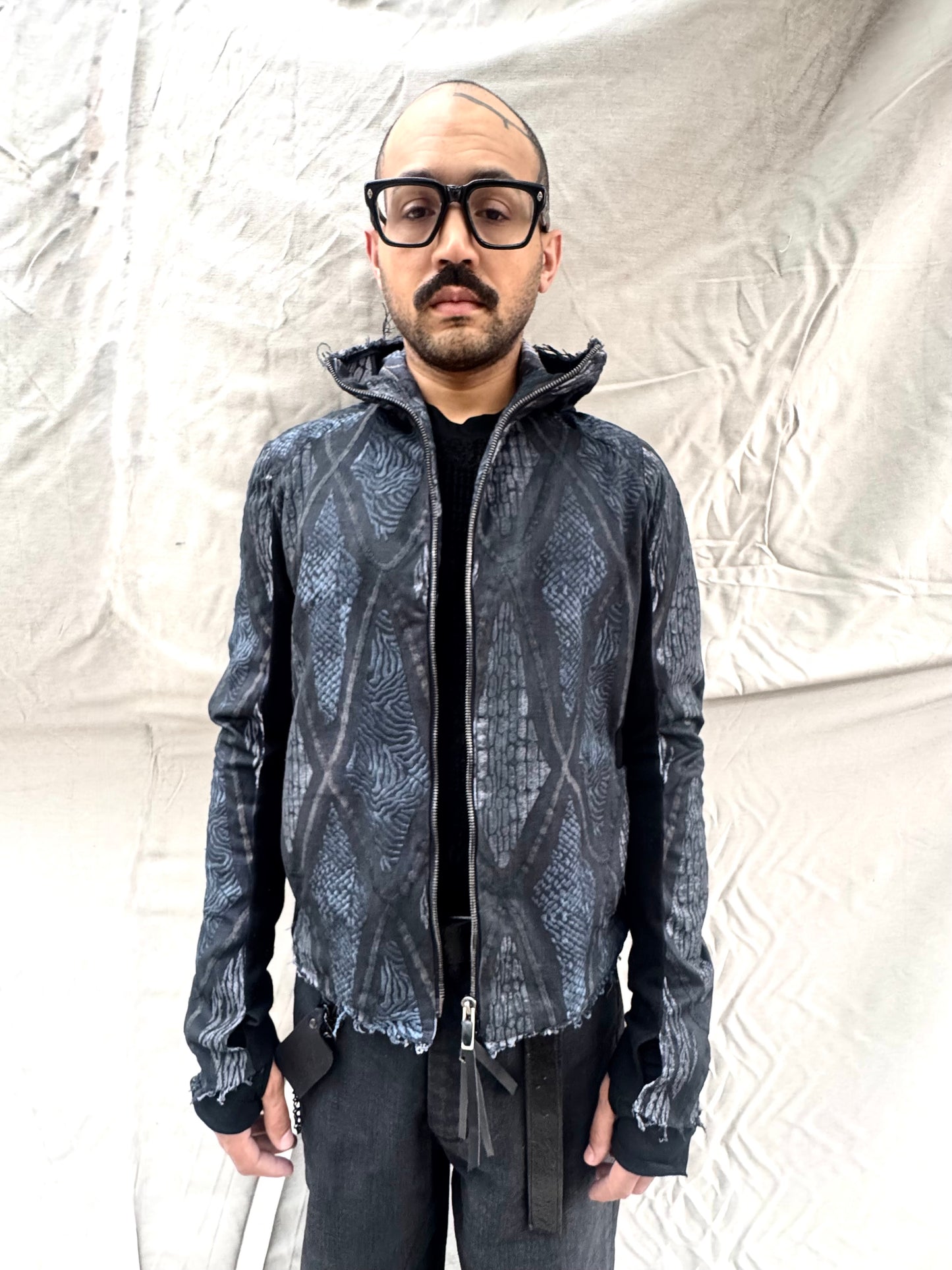 FW26  ||  HENRIKSSON | Z POCKED EMBROIDERED || COATED VOLCANIC SULPHUR