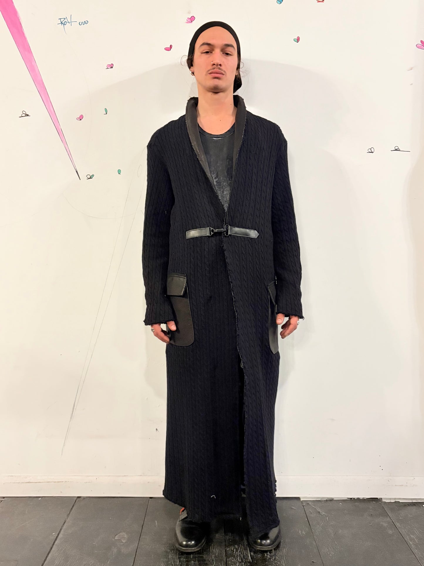 SS26 || PROTLOGICAL ARCHETYPE LONG CARDIGAN - CABLE KNIT