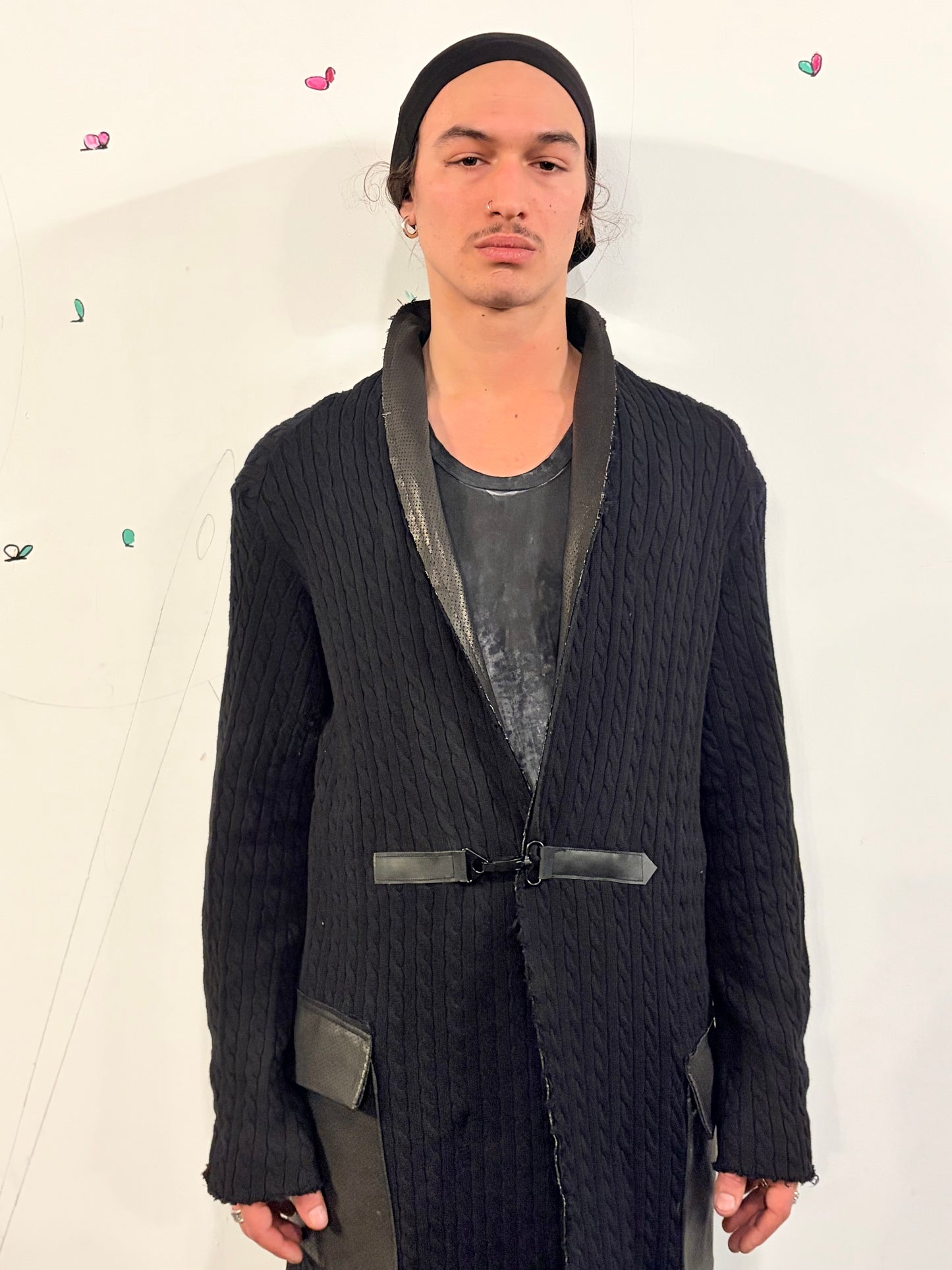 SS26 || PROTLOGICAL ARCHETYPE LONG CARDIGAN - CABLE KNIT