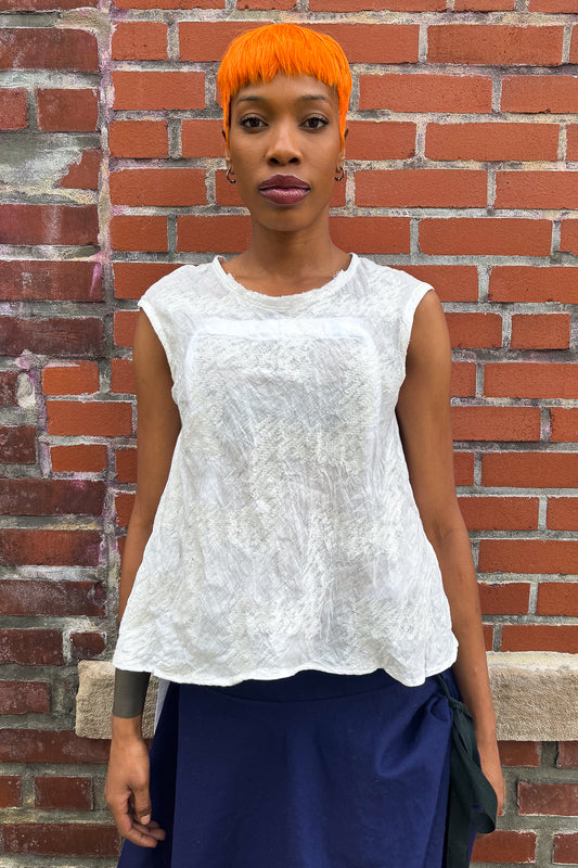 SS24 || LIGHTWEIGHT PICNIC TOP || WHITE