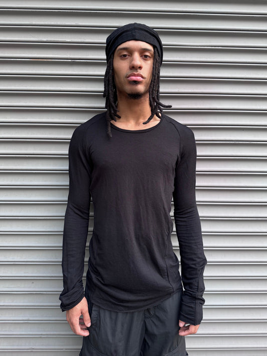 ZBT JAMAICA || RAGLAN LONG SLEEVE || BLACK