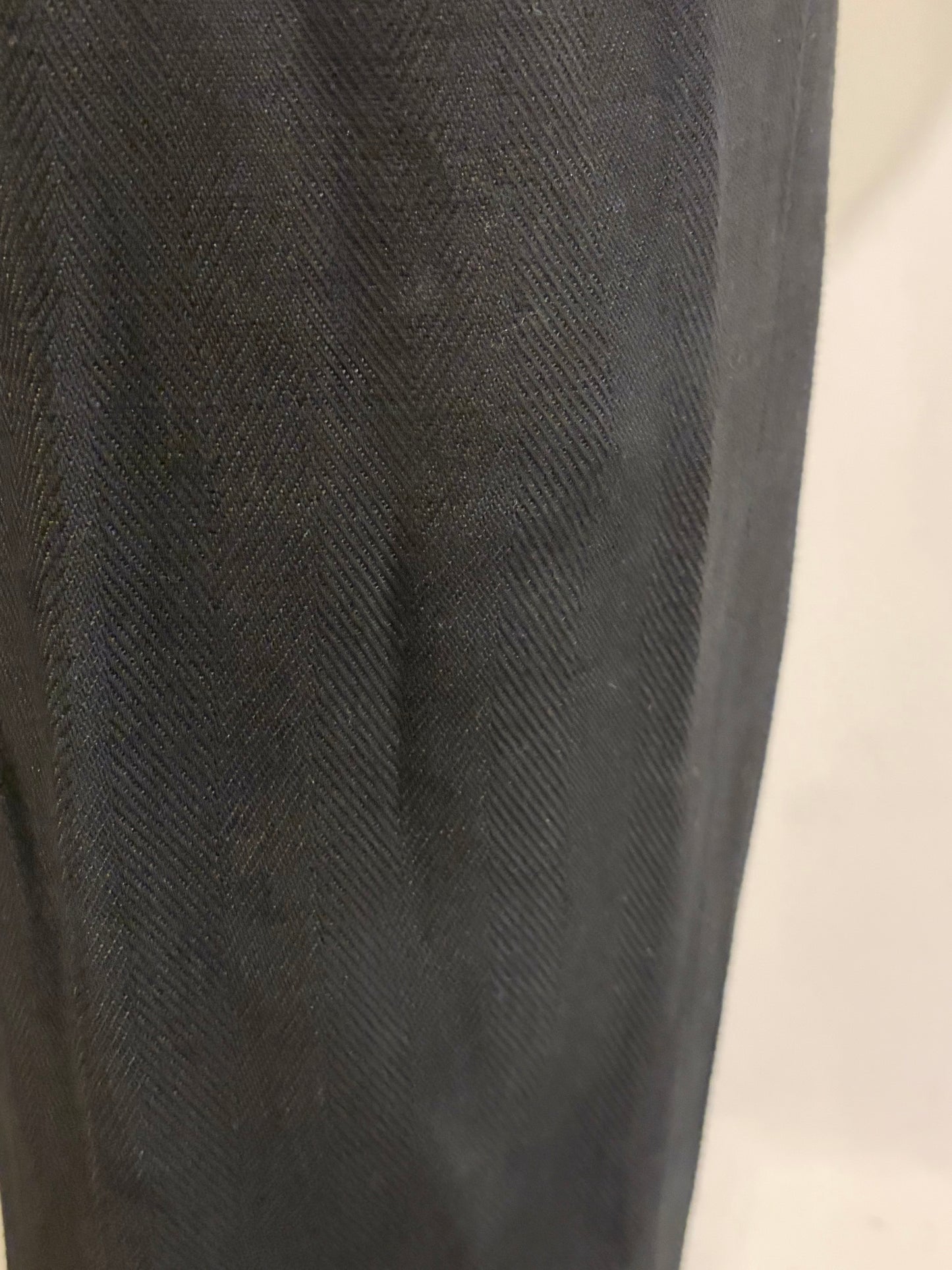 SS26 || CLASSIC GODDE "WORK" PANTS || HERRINGBONE LINEN || OD BLACK