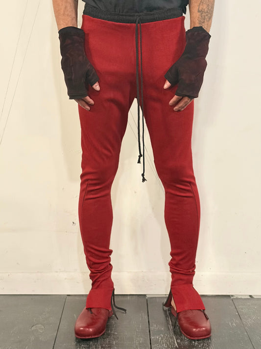 SS26 ||  LAYERING  LEGGINGS || RED STRETCH