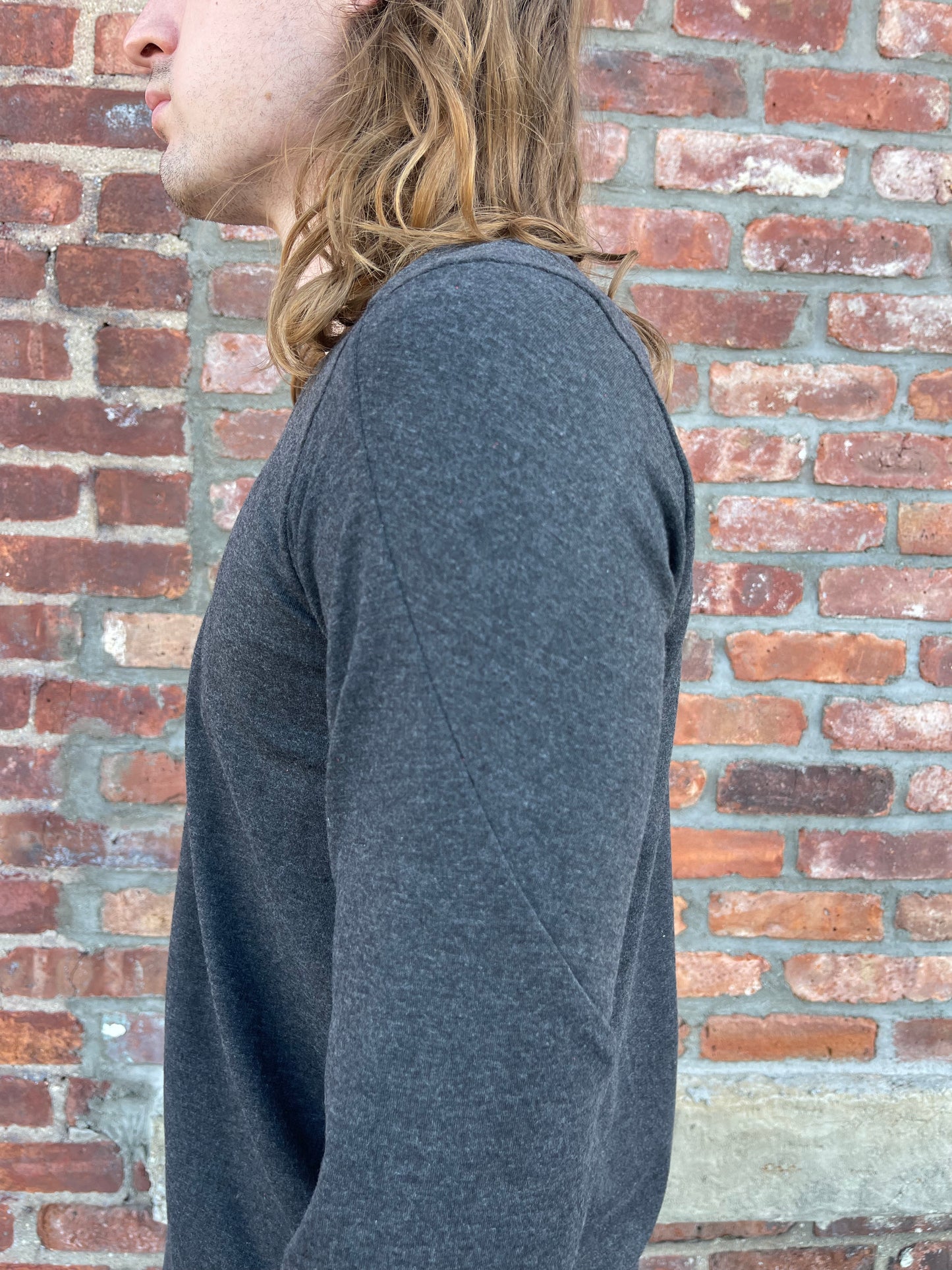 ZBT FW || RAGLAN LS TOP || DARK GREY