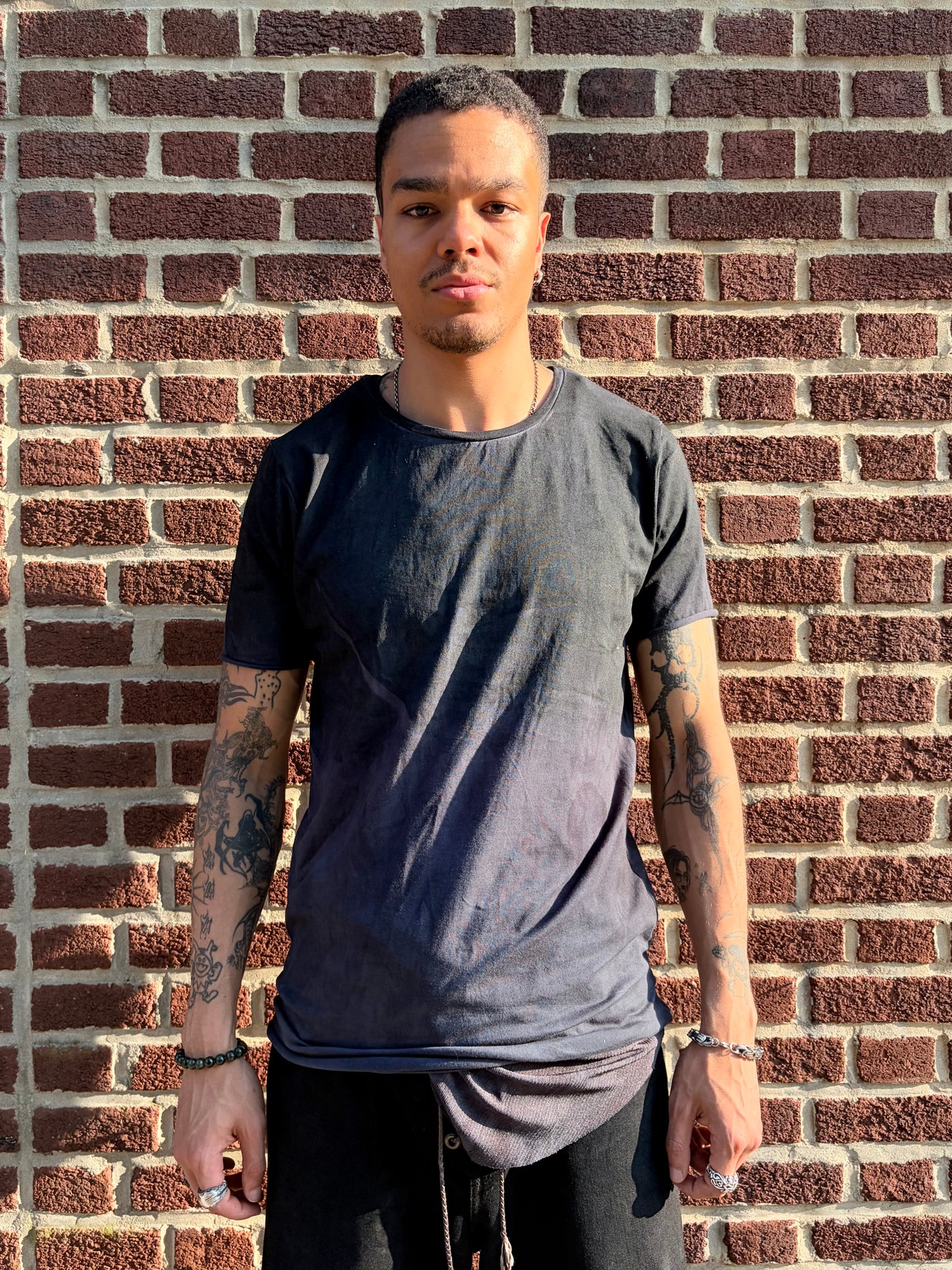 ZBT JAMAICA || PRIMORDIAL SHORT SLEEVE || BLACK VOLCANIC GRADIENT