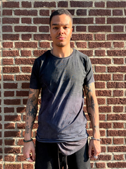 ZBT JAMAICA || PRIMORDIAL SHORT SLEEVE || BLACK VOLCANIC GRADIENT