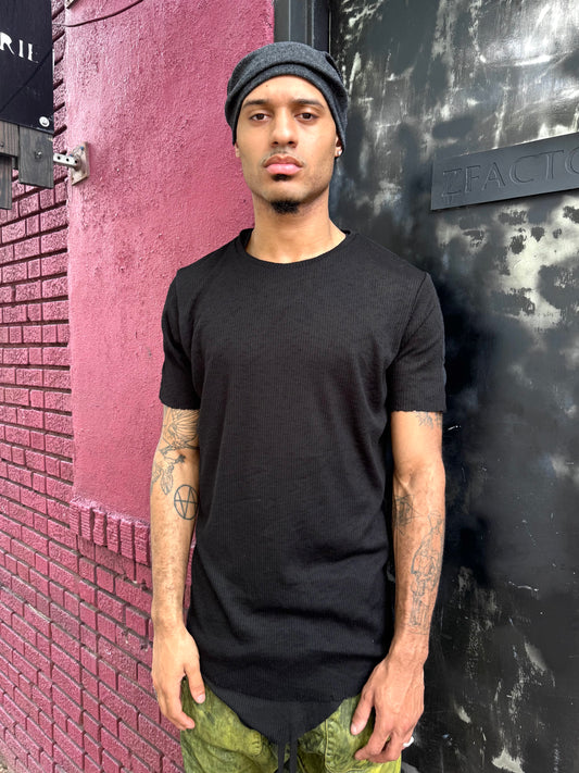 ZBT JAMAICA ||.5  PRIMORDIAL SHORT SLEEVE || BLACK ON BLACK