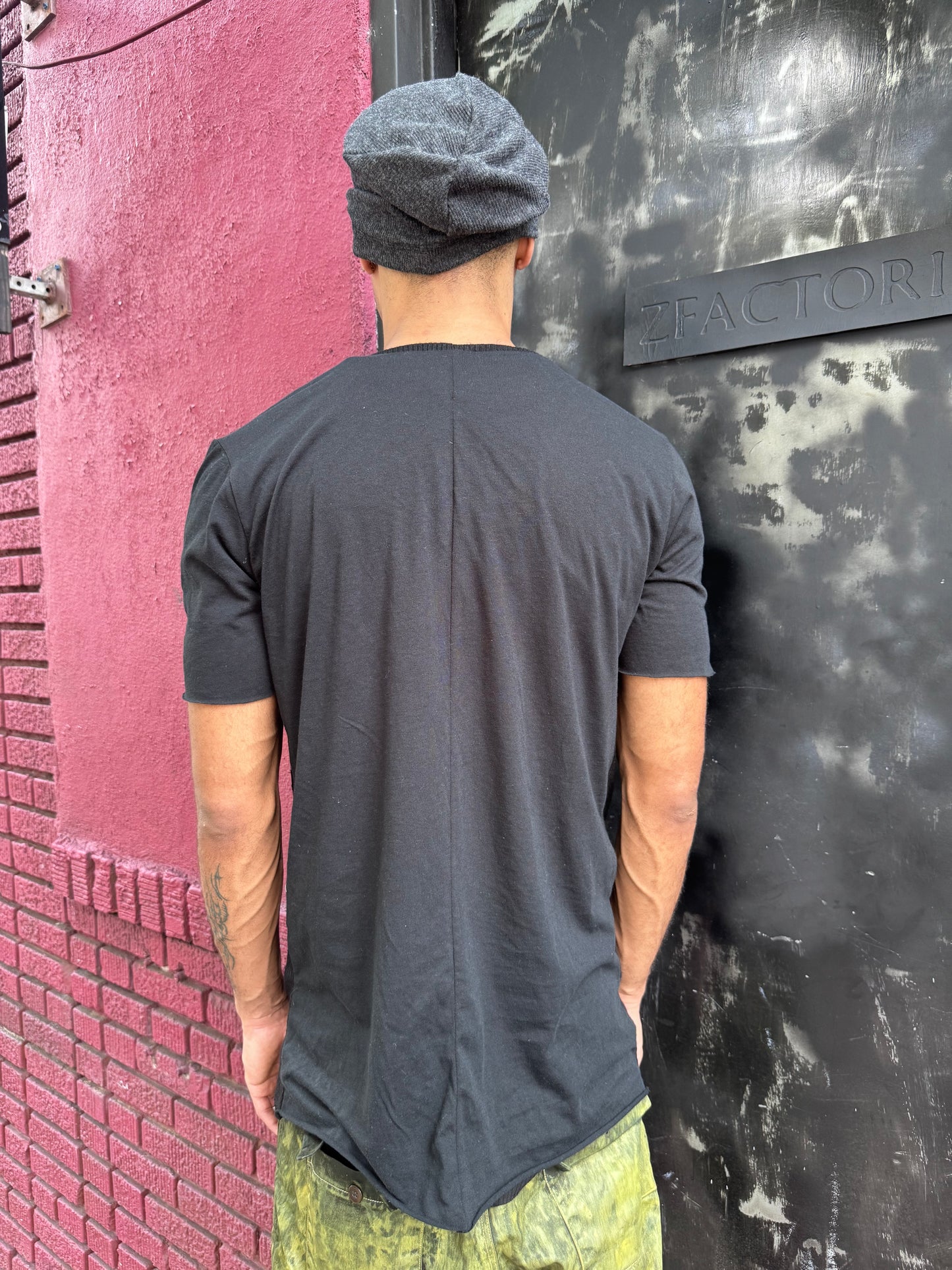 ZBT JAMAICA ||.5  PRIMORDIAL SHORT SLEEVE || BLACK ON BLACK