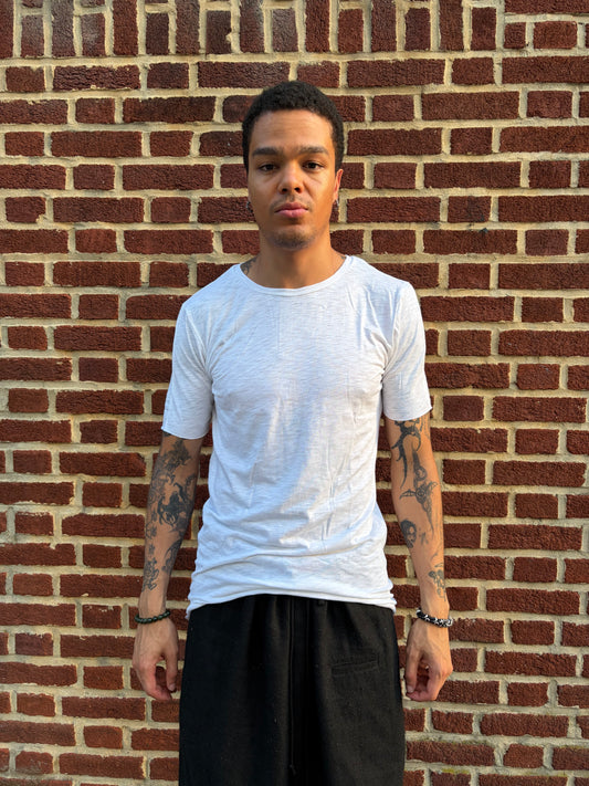 ZBT JAMAICA || PRIMORDIAL SHORT SLEEVE || WHITE