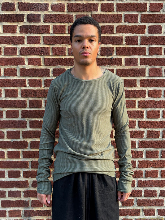 ZBT JAMAICA || .5 PRIMORDIAL LONG SLEEVE || GREY GREEN