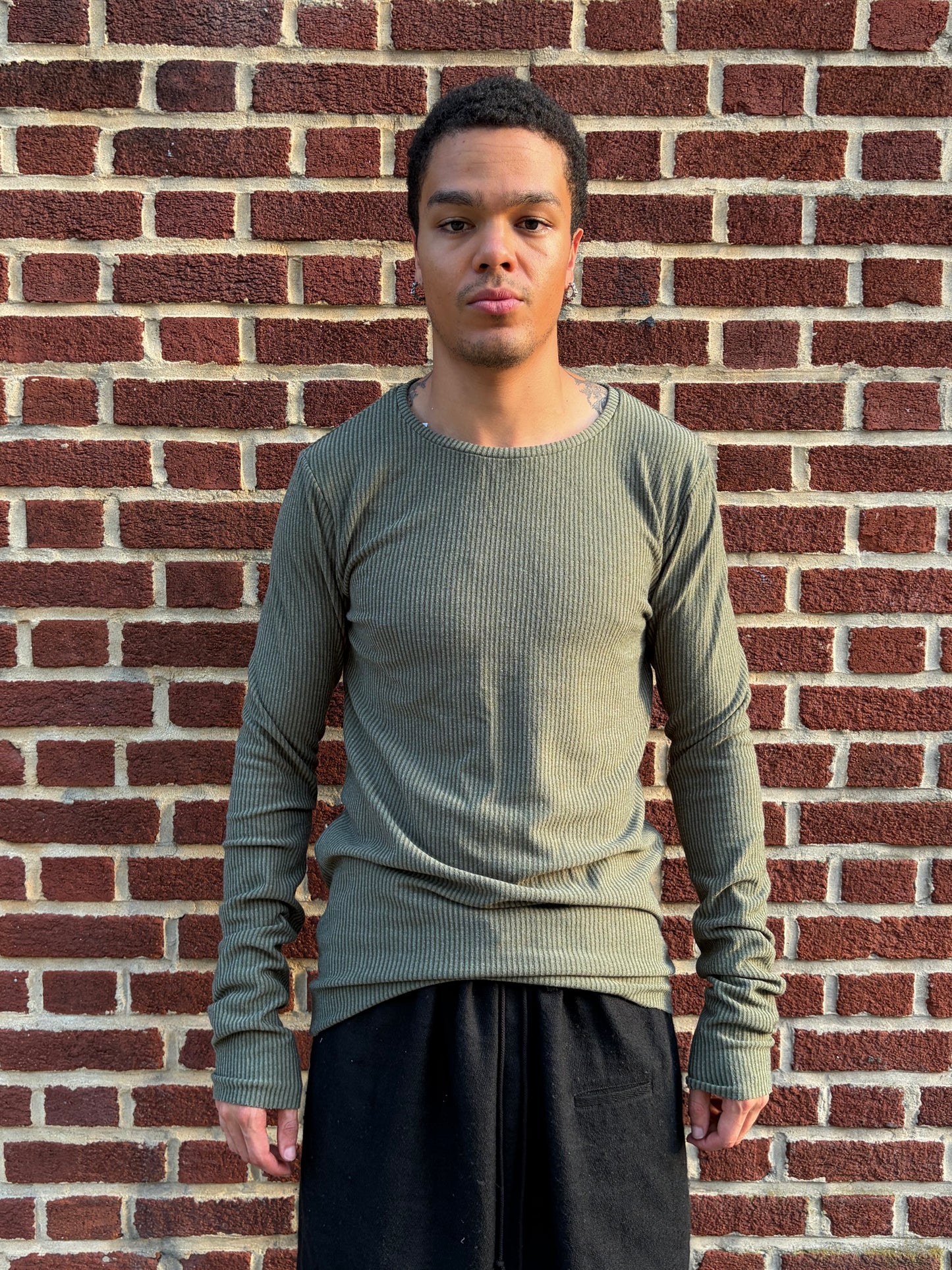 ZBT JAMAICA || .5 PRIMORDIAL LONG SLEEVE || GREY GREEN