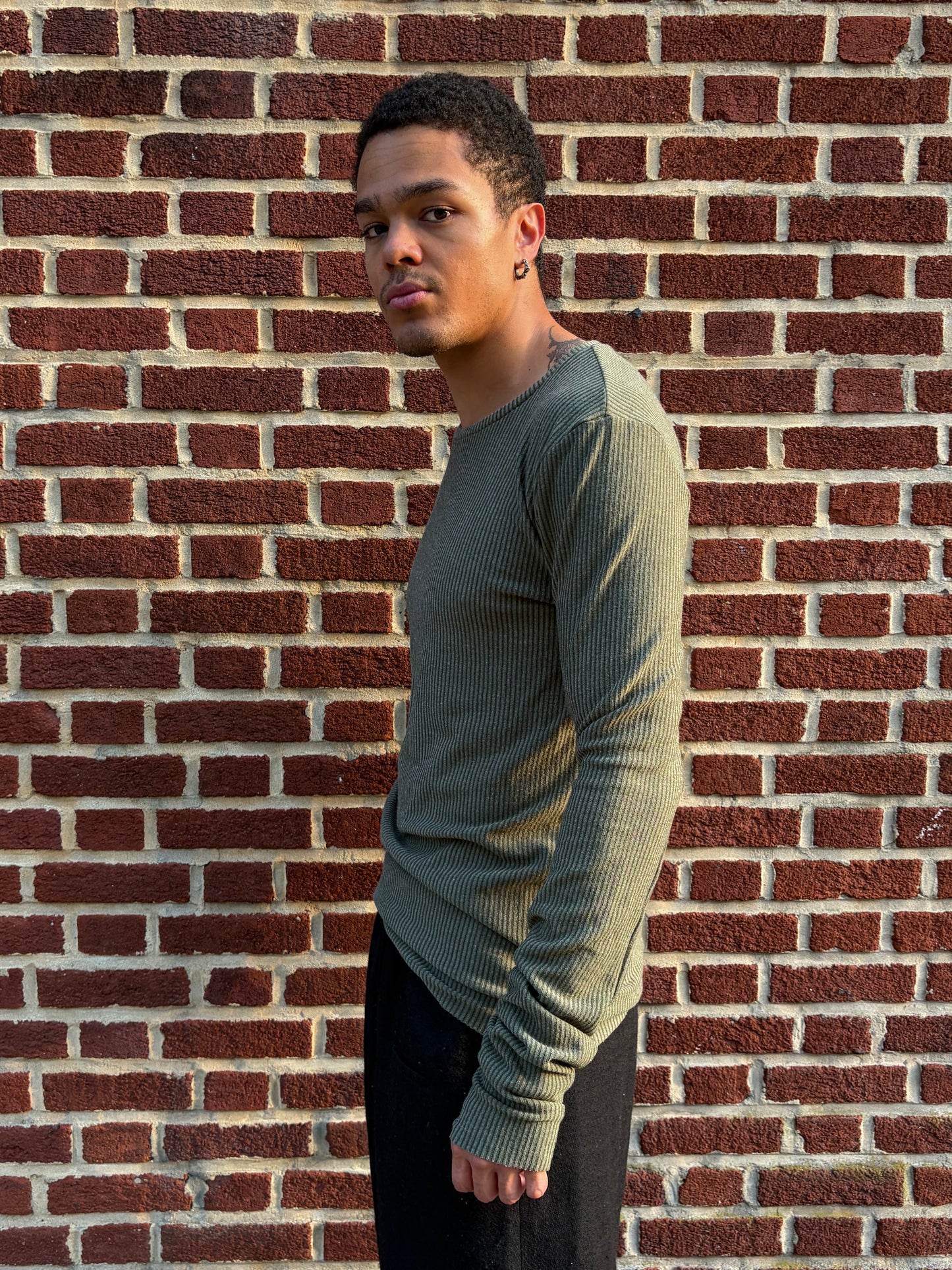 ZBT JAMAICA || .5 PRIMORDIAL LONG SLEEVE || GREY GREEN