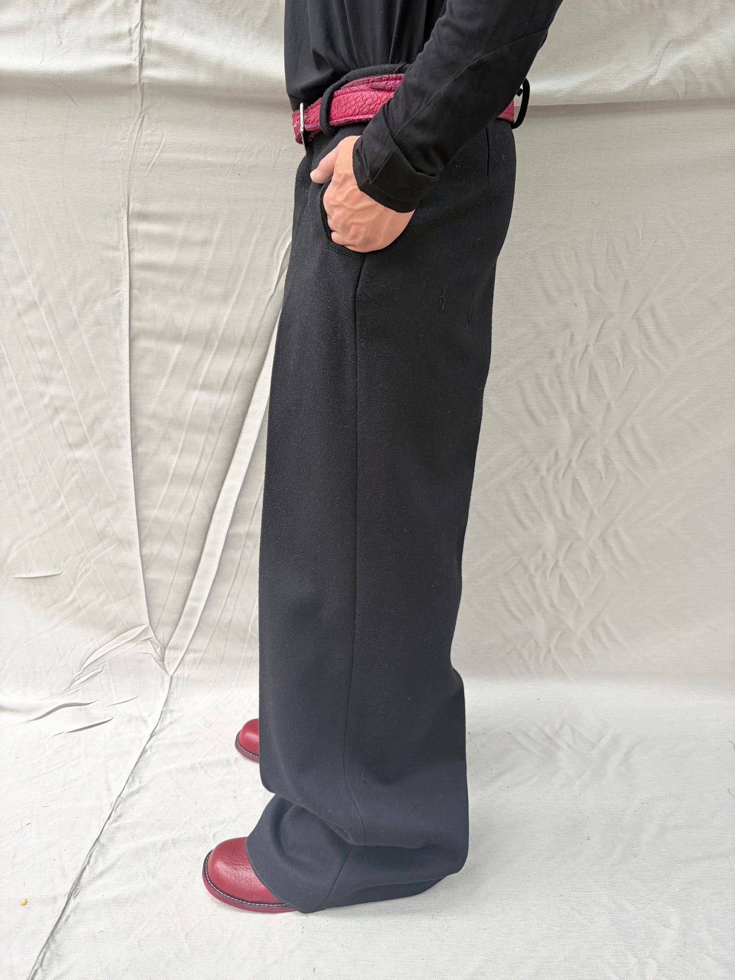 FW26 || Z POCKET EXPANDED GODDE  ||BLACK WOOL