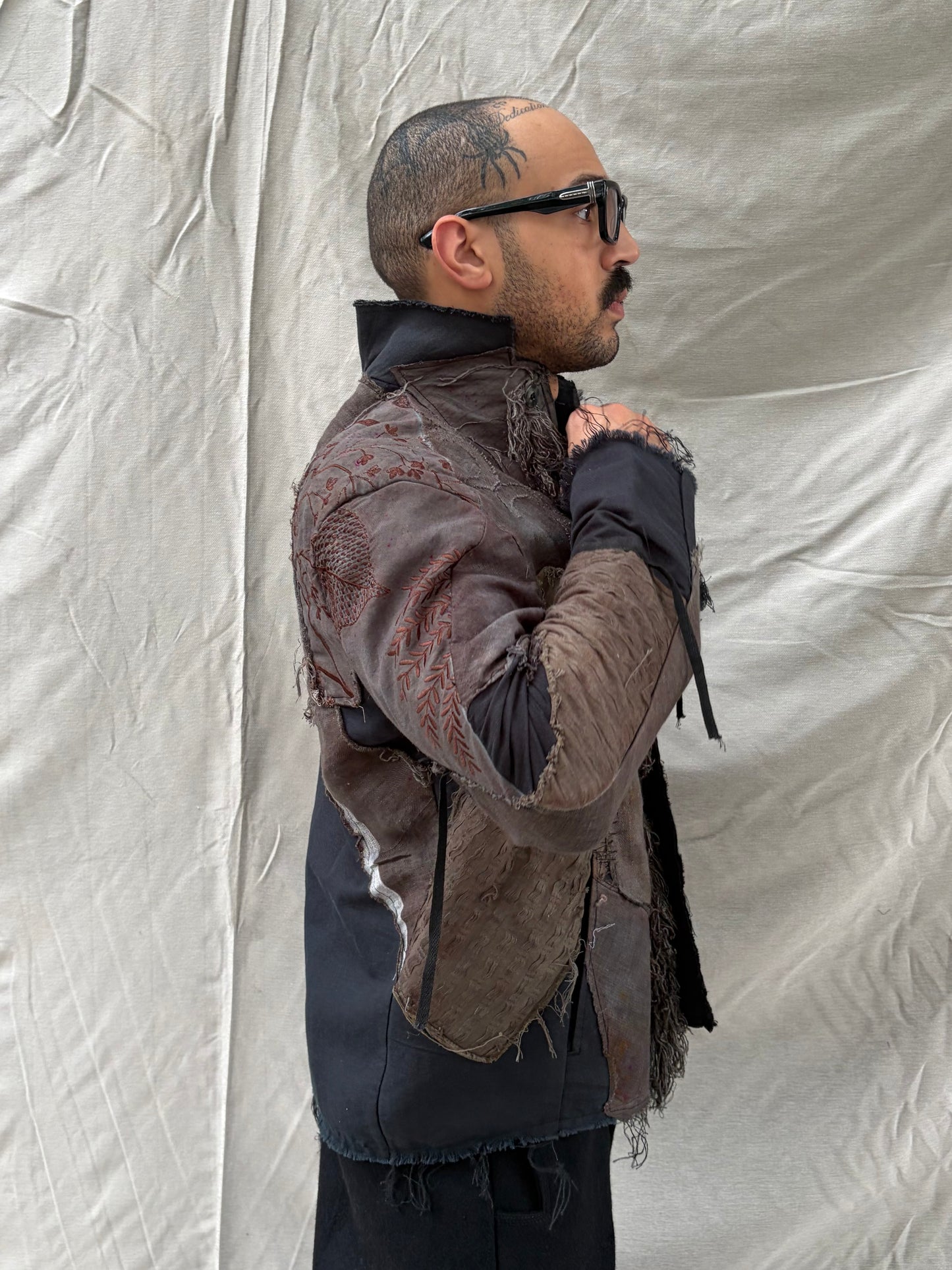 FW26 || PROTOLOGICAL ARCHETYPE ZERO  SHIRT JACKET || MIXED LINEN