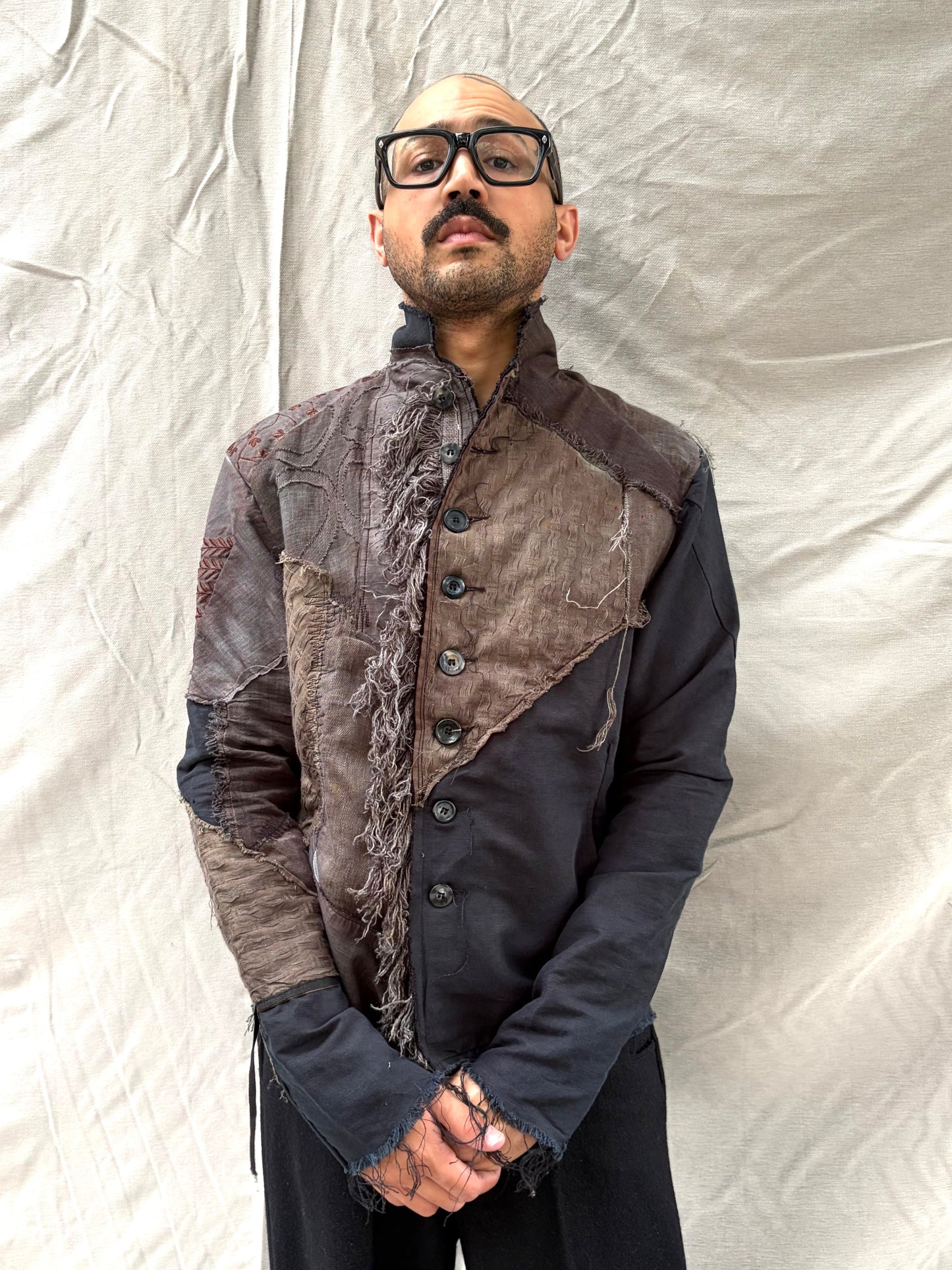 FW26 || PROTOLOGICAL ARCHETYPE ZERO  SHIRT JACKET || MIXED LINEN