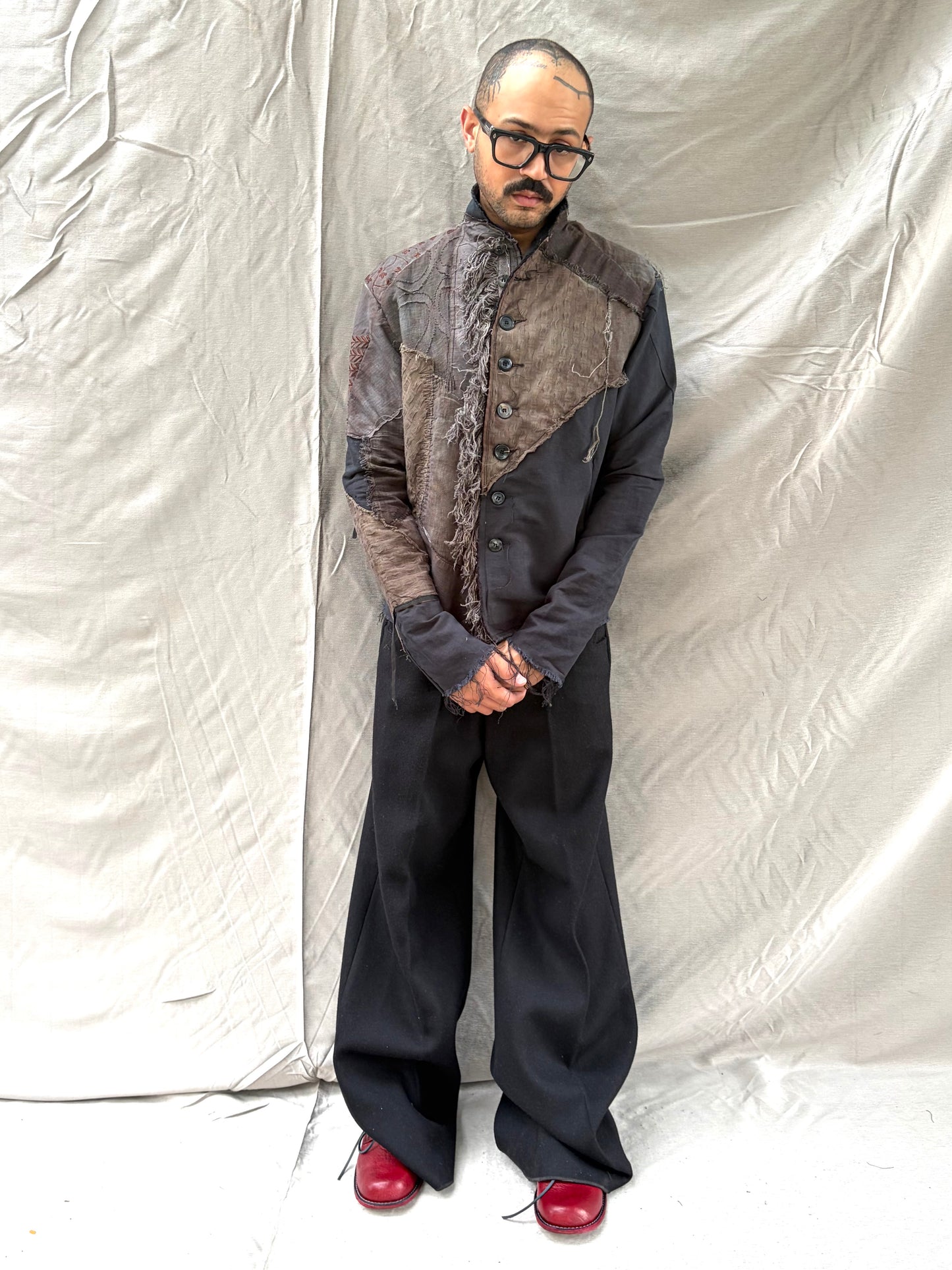 FW26 || PROTOLOGICAL ARCHETYPE ZERO  SHIRT JACKET || MIXED LINEN