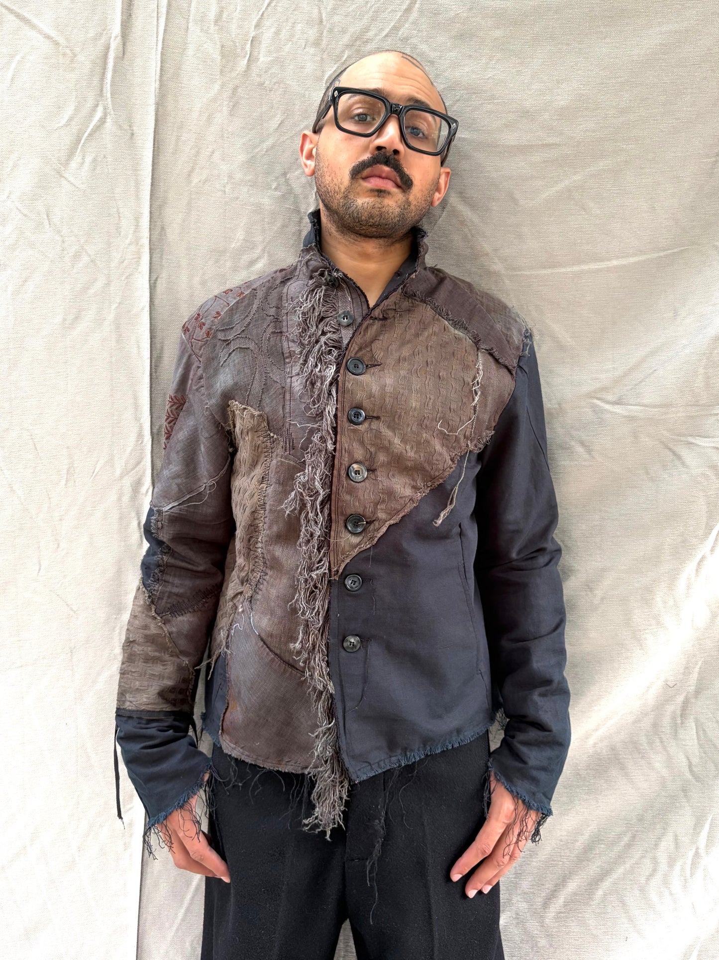 FW26 || PROTOLOGICAL ARCHETYPE ZERO  SHIRT JACKET || MIXED LINEN