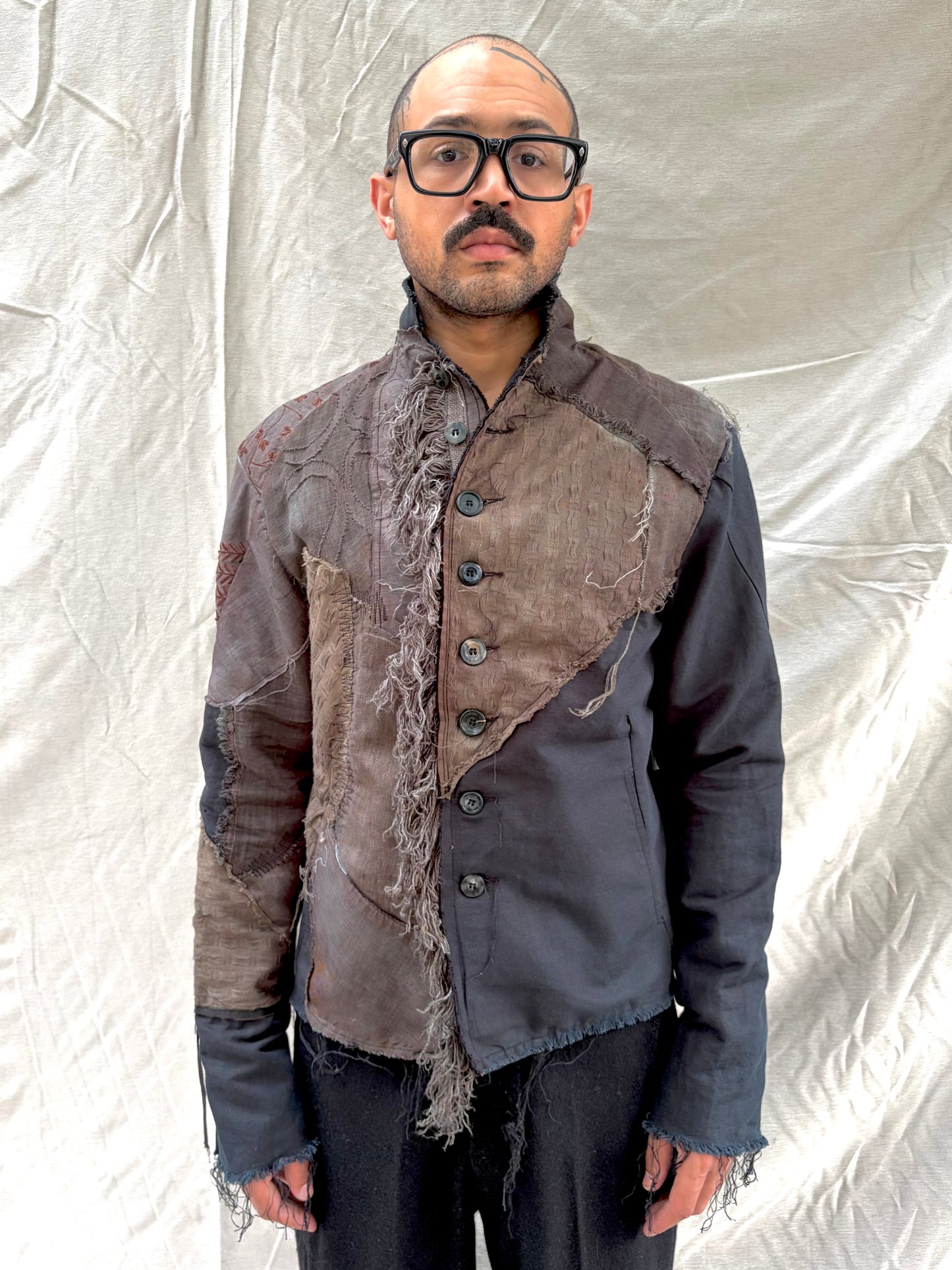 FW26 || PROTOLOGICAL ARCHETYPE ZERO  SHIRT JACKET || MIXED LINEN