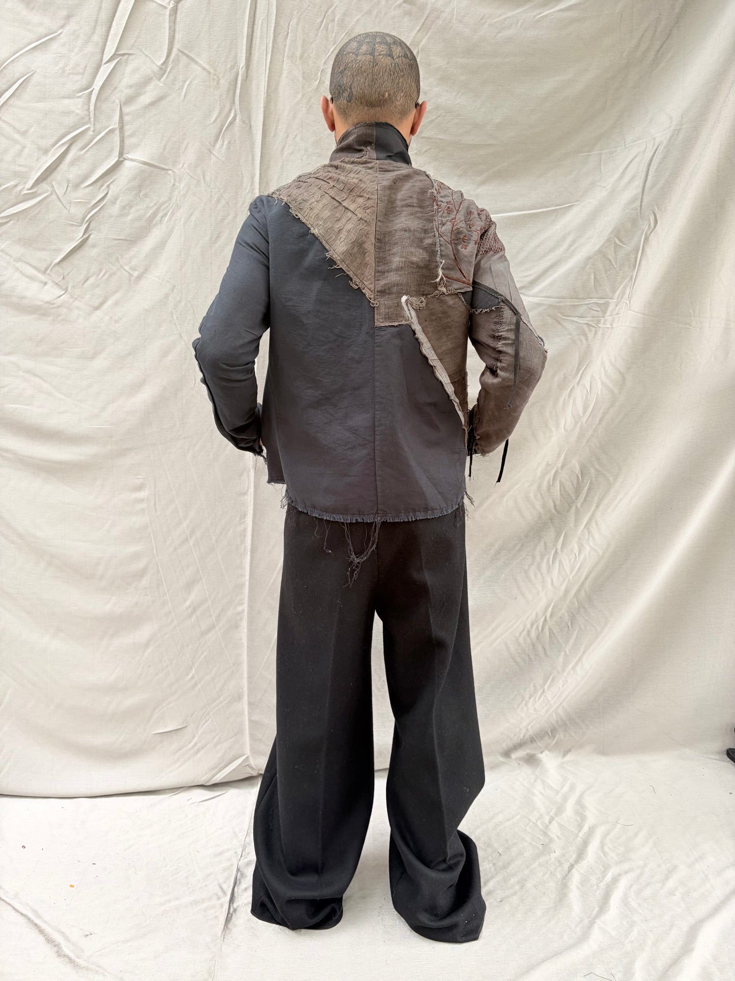 FW26 || PROTOLOGICAL ARCHETYPE ZERO  SHIRT JACKET || MIXED LINEN