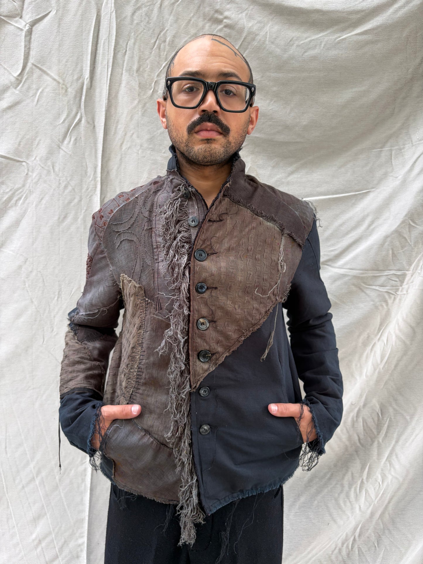 FW26 || PROTOLOGICAL ARCHETYPE ZERO  SHIRT JACKET || MIXED LINEN