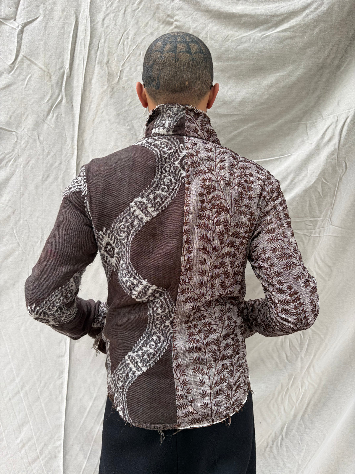 FW26 || PROTOLOGICAL ARCHETYPE .5 SHIRT JACKET || BESTICKTES LEINEN