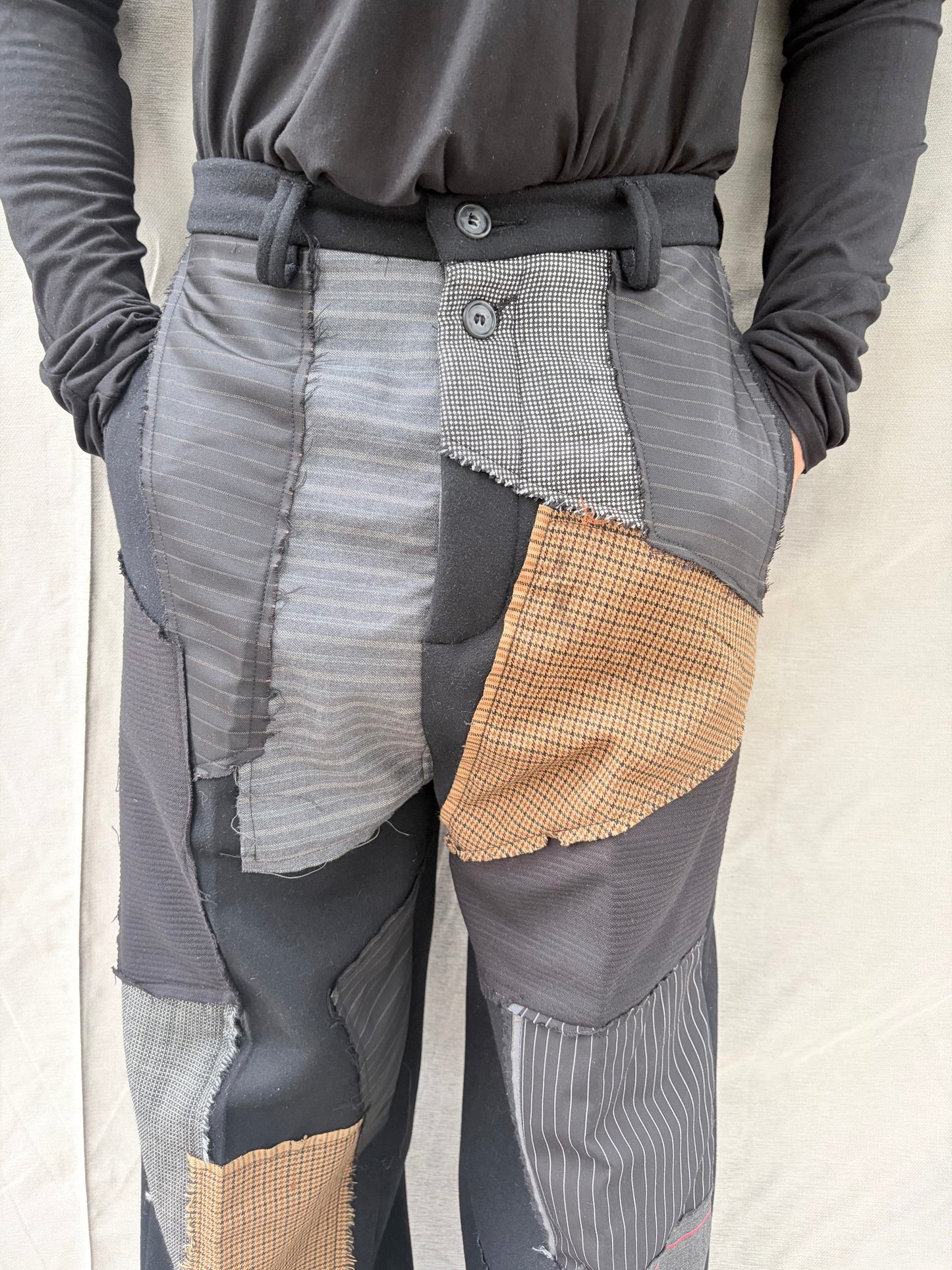 FW26 ||  EXPANDED GODDE - ZERO PANTS  ||MIXED WOOL + CASHMERE