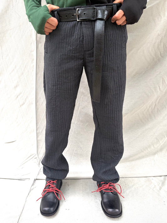 FW26 || Z POCKET NINIMALIST RELAXED PANTS || DOUBLE PLY WOOL + LINEN