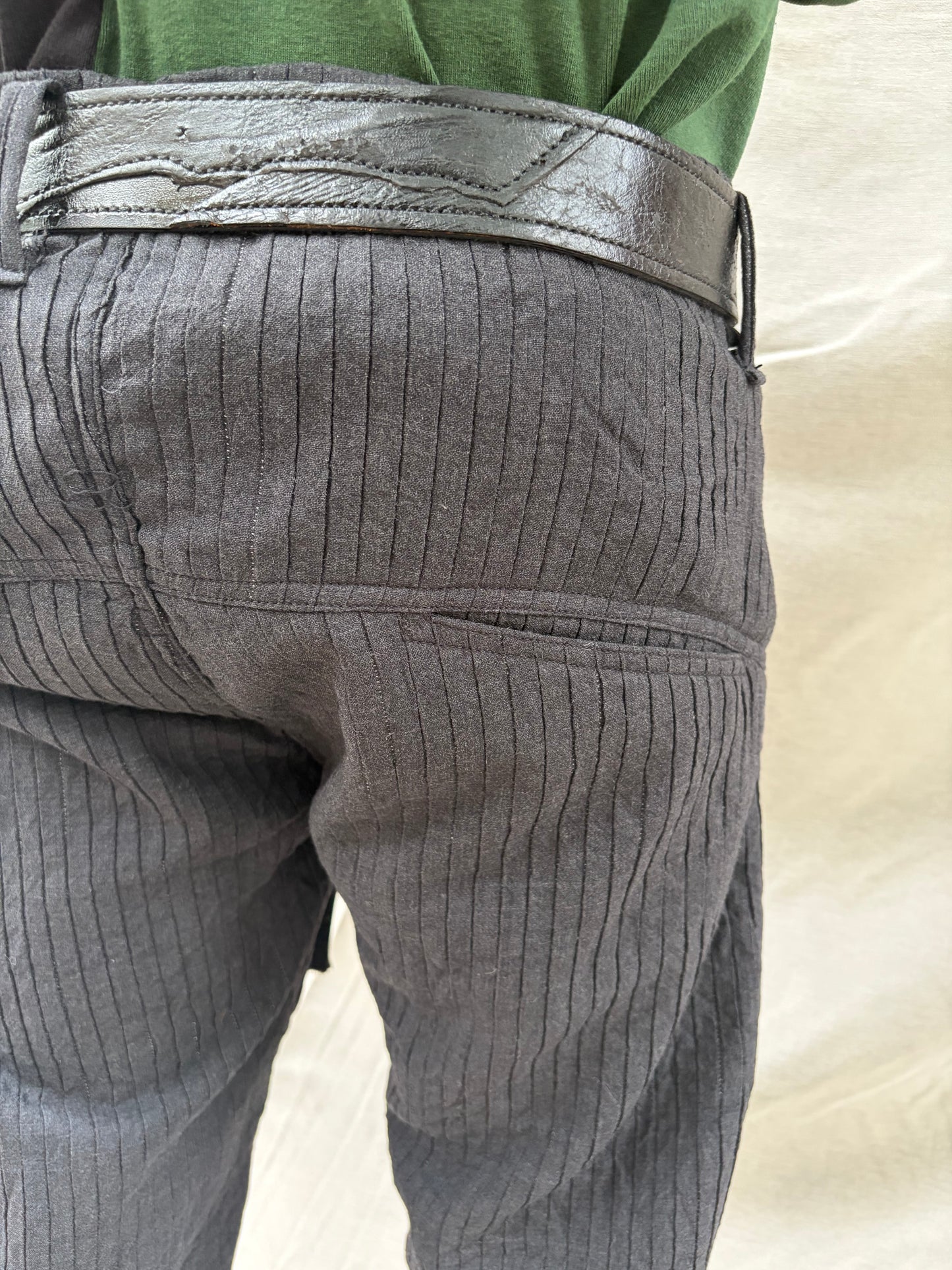 FW26 || Z POCKET NINIMALIST RELAXED PANTS || DOUBLE PLY WOOL + LINEN