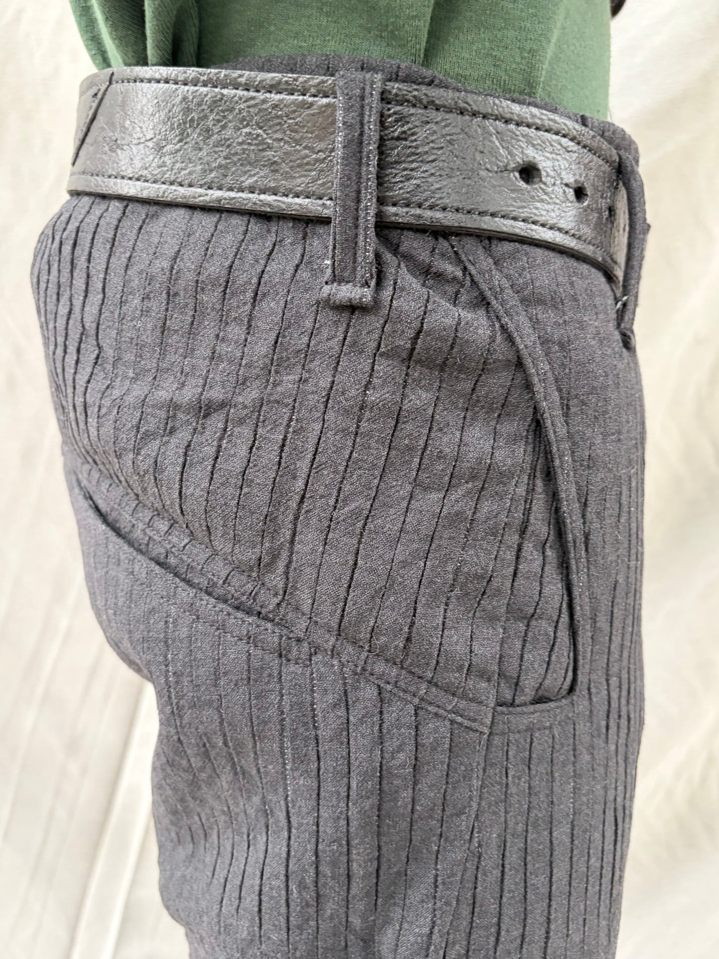 FW26 || Z POCKET NINIMALIST RELAXED PANTS || DOUBLE PLY WOOL + LINEN