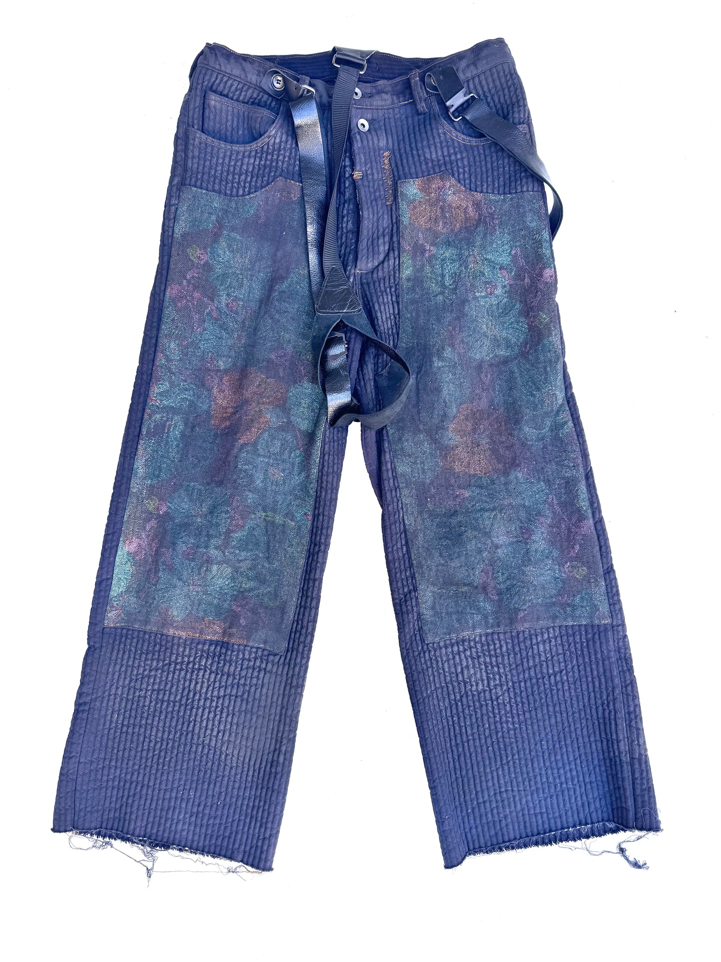 FW25 ||CROPPED SUSPENDERED GODDE JEANS || TRIPLE PLY INSULATED COTTON