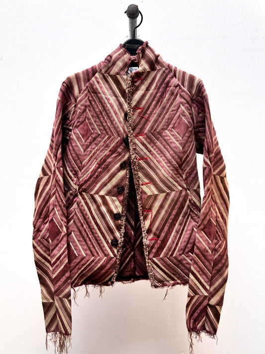 FW25 || PROTOLOGICAL ARCHETYPE SHIRT JACKET || SILK BROCADE